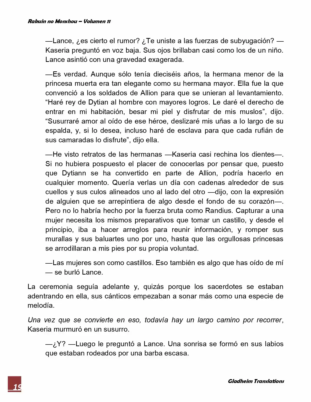 Rakuin No Monshou (Novela) - Capítulo 81 - Página 19 - LectorTMOo