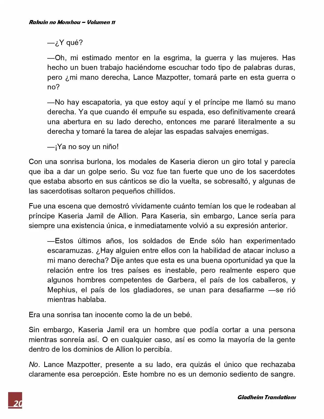 Rakuin No Monshou (Novela) - Capítulo 81 - Página 20 - LectorTMOo