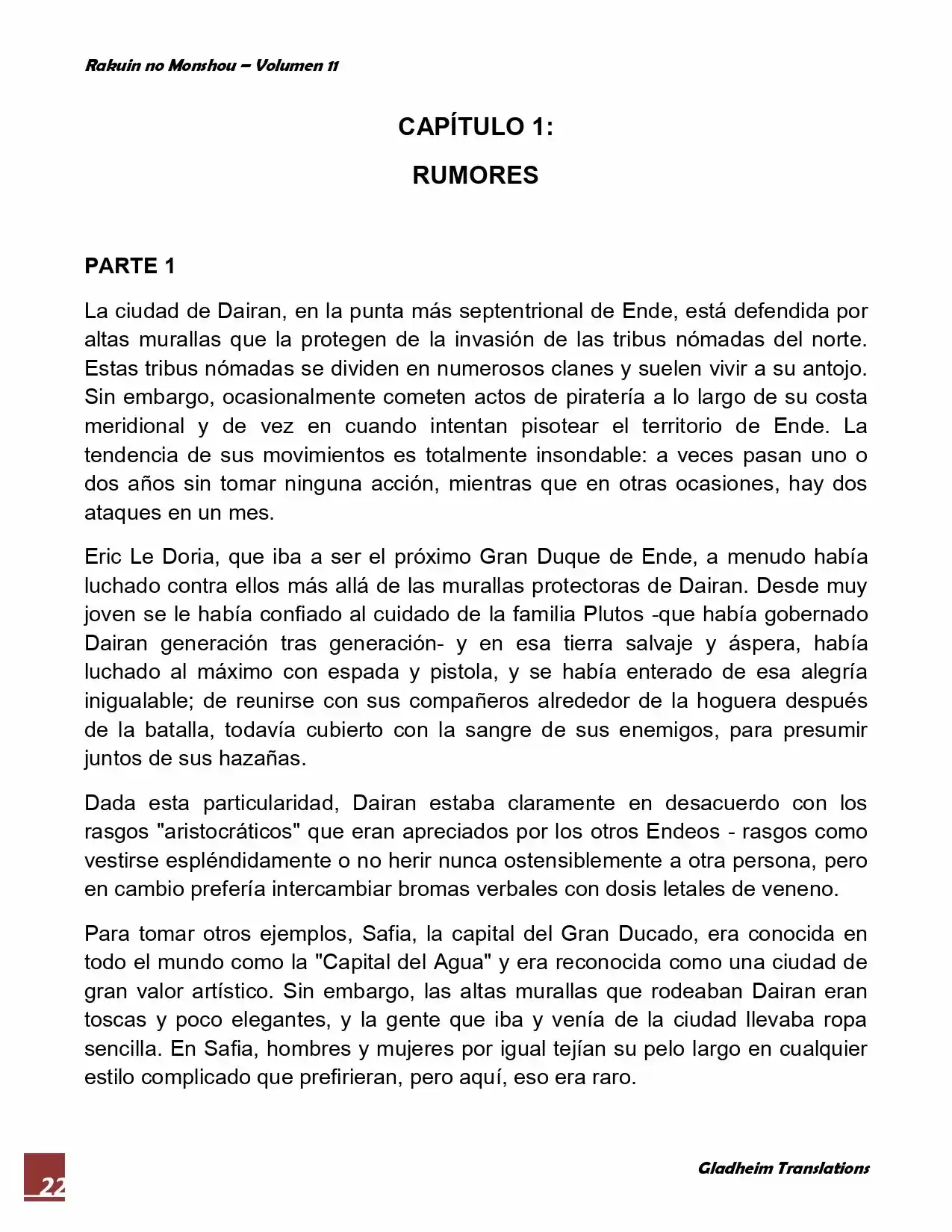 Rakuin No Monshou (Novela) - Capítulo 82 - Página 1 - LectorTMOo