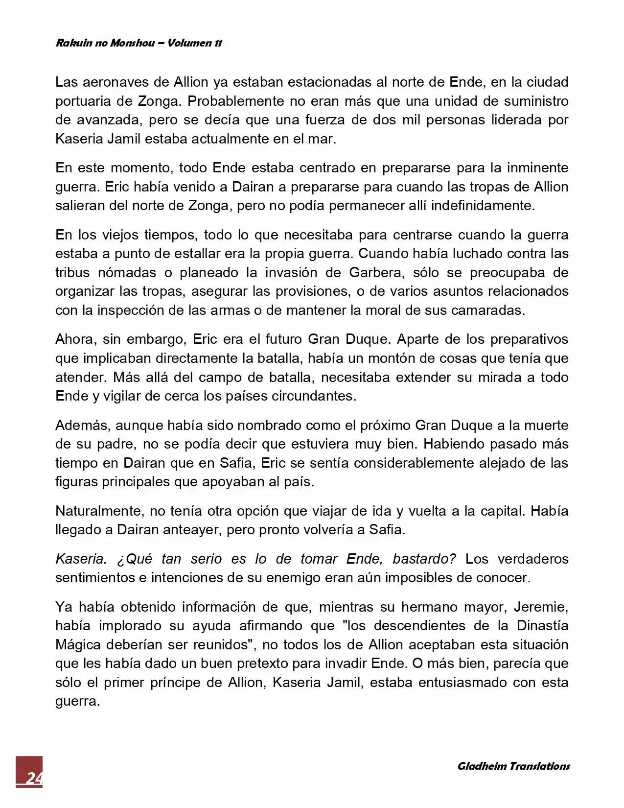 Rakuin No Monshou (Novela) - Capítulo 82 - Página 3 - LectorTMOo