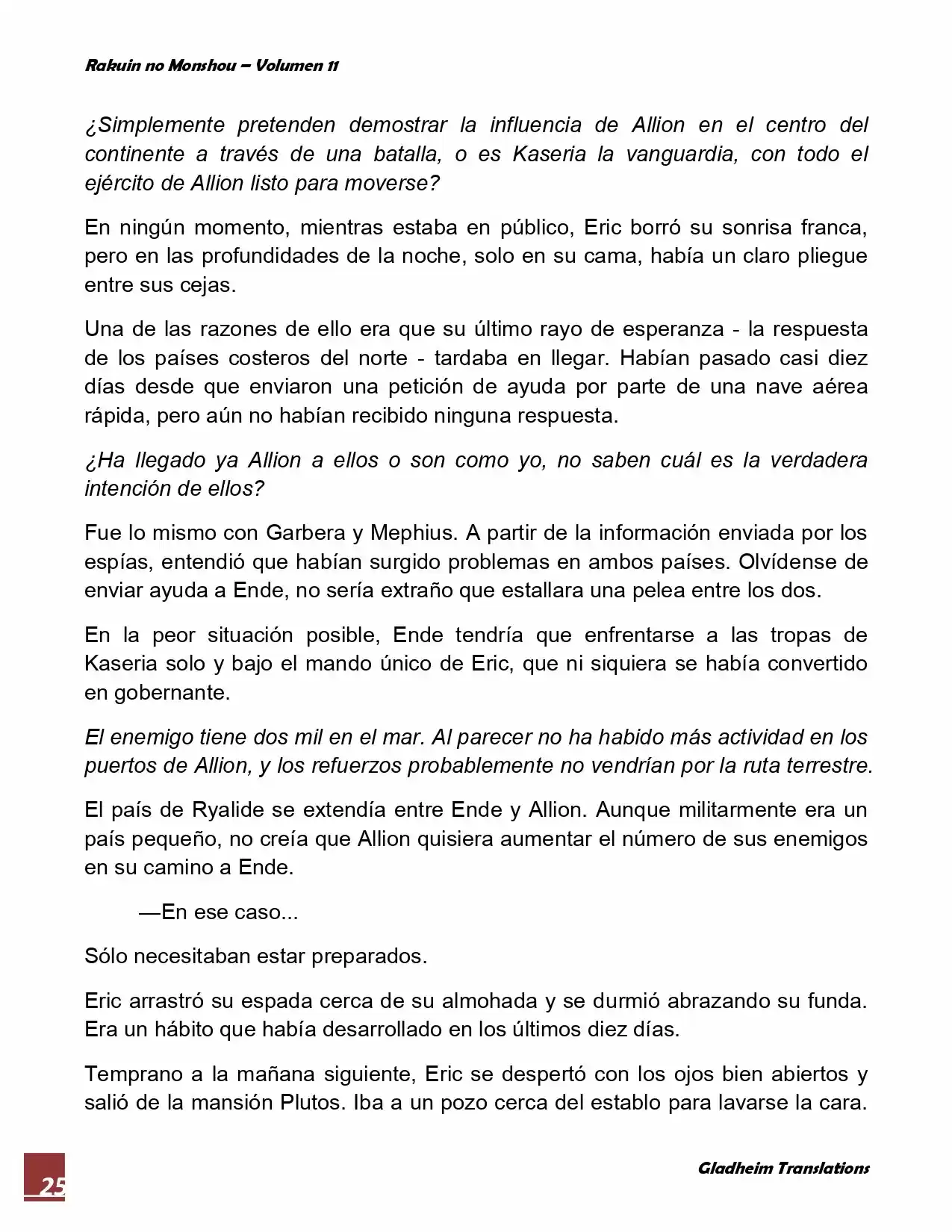 Rakuin No Monshou (Novela) - Capítulo 82 - Página 4 - LectorTMOo