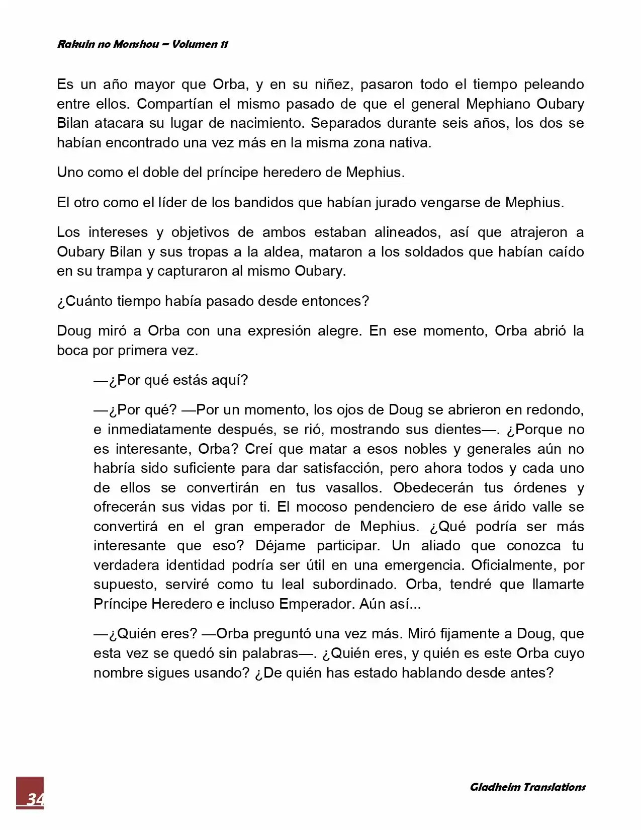 Rakuin No Monshou (Novela) - Capítulo 82 - Página 13 - LectorTMOo