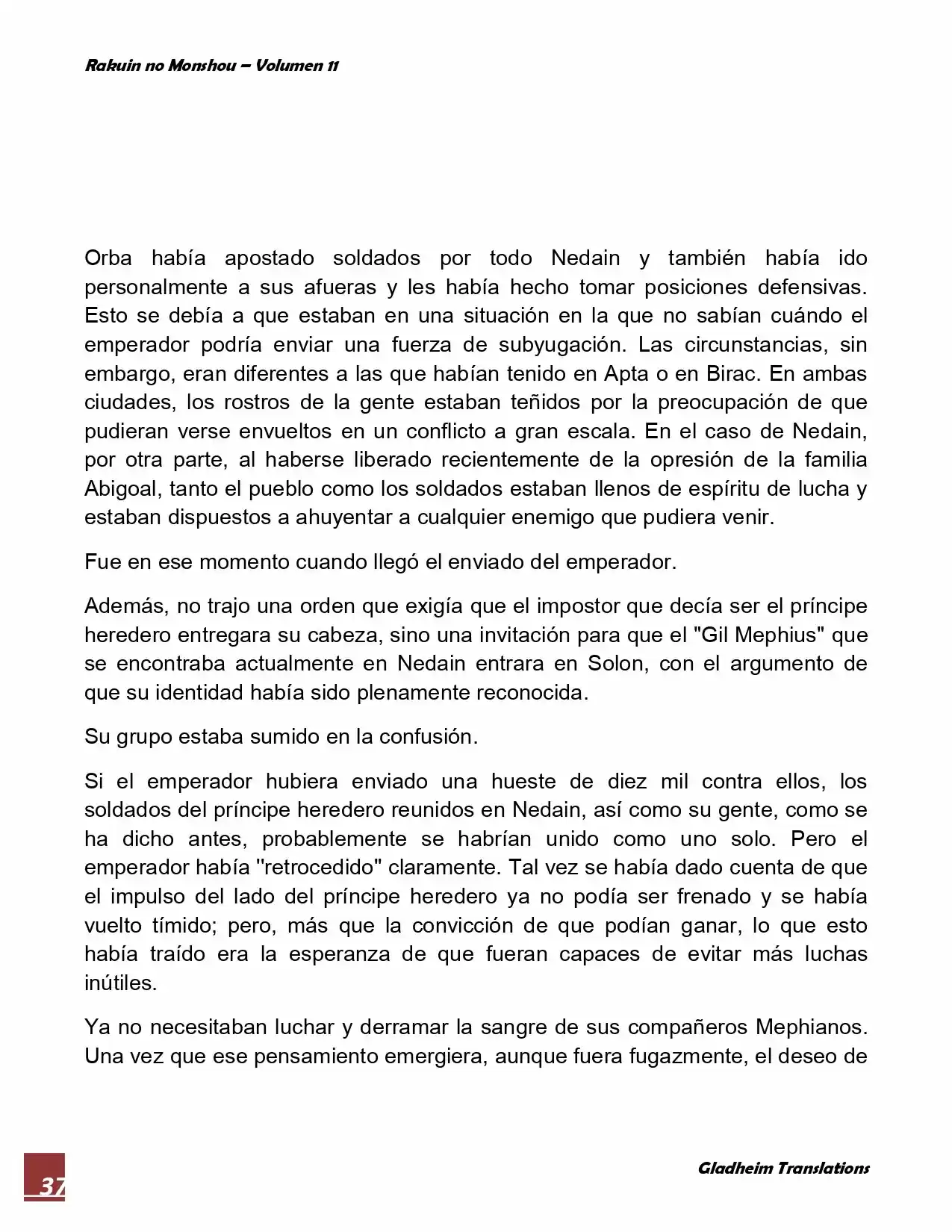 Rakuin No Monshou (Novela) - Capítulo 82 - Página 16 - LectorTMOo