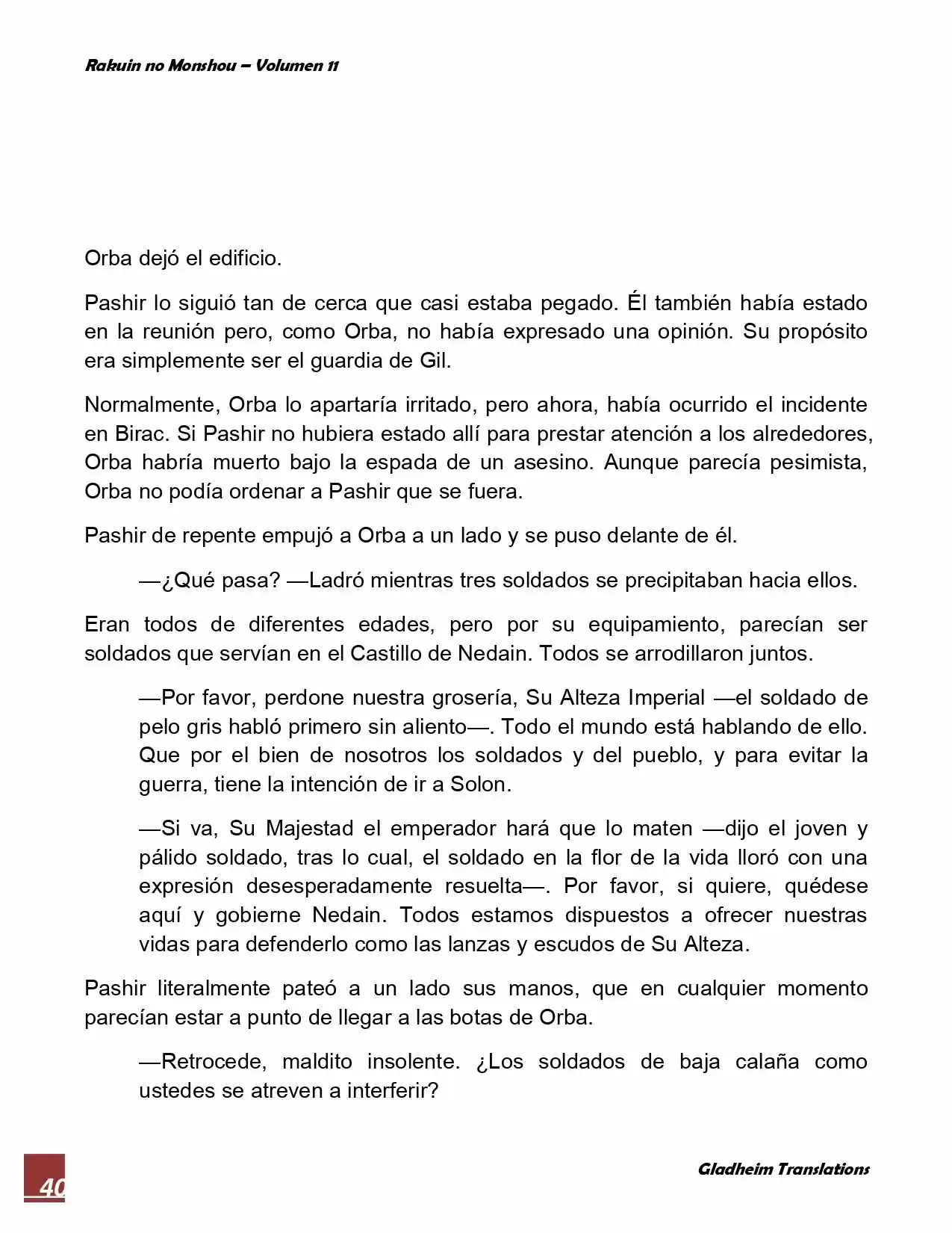 Rakuin No Monshou (Novela) - Capítulo 82 - Página 19 - LectorTMOo