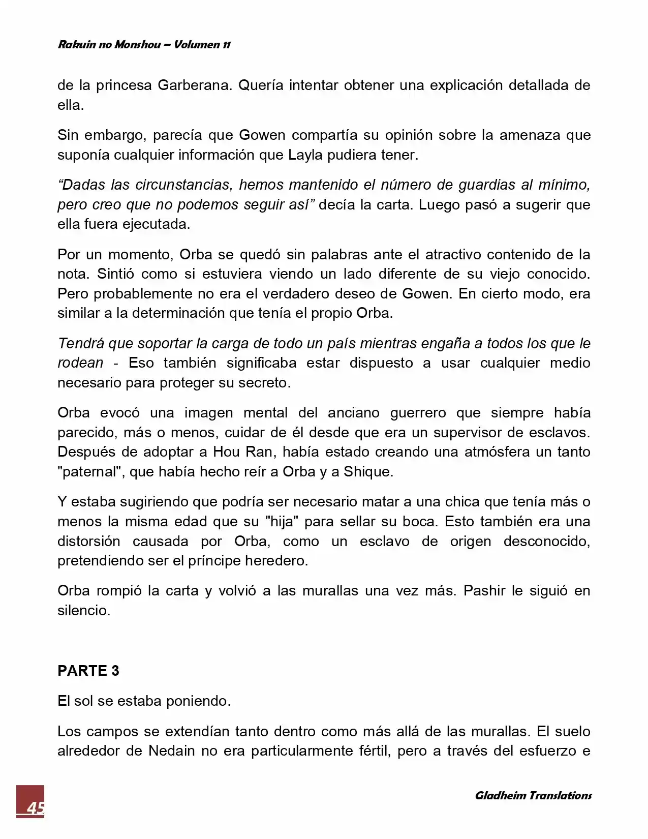 Rakuin No Monshou (Novela) - Capítulo 82 - Página 24 - LectorTMOo
