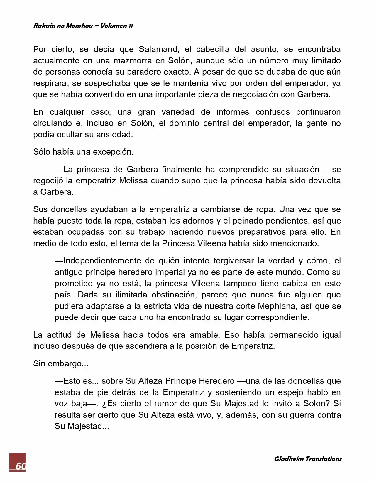Rakuin No Monshou (Novela) - Capítulo 83 - Página 2 - LectorTMOo