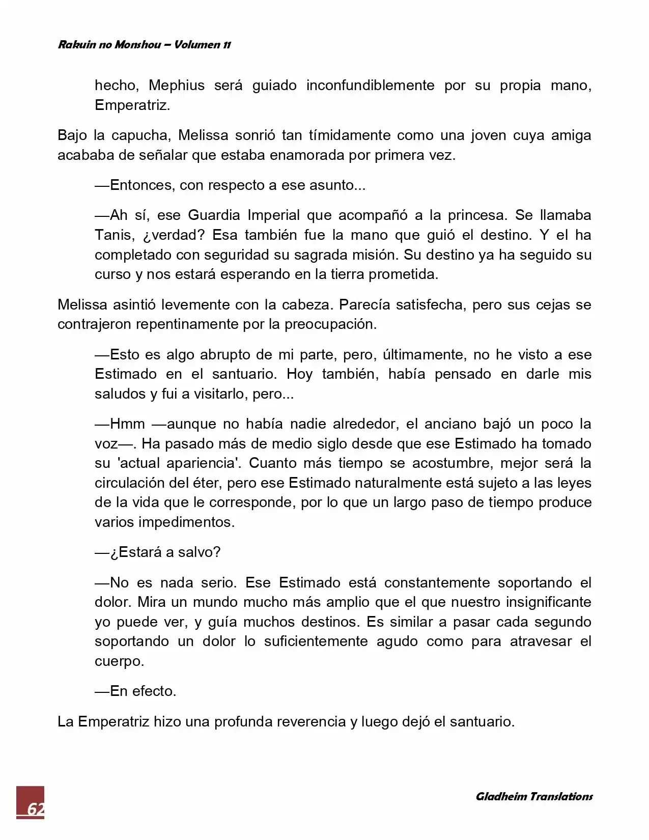 Rakuin No Monshou (Novela) - Capítulo 83 - Página 4 - LectorTMOo