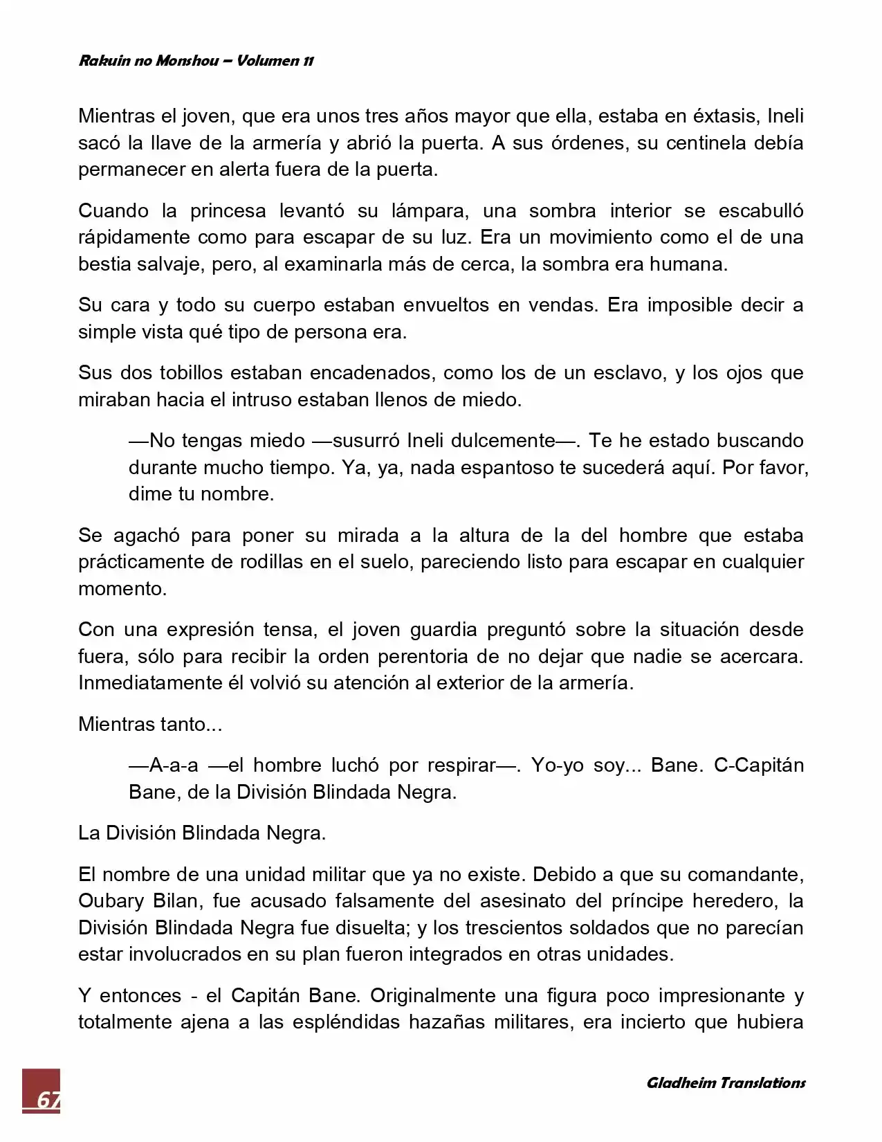 Rakuin No Monshou (Novela) - Capítulo 83 - Página 9 - LectorTMOo