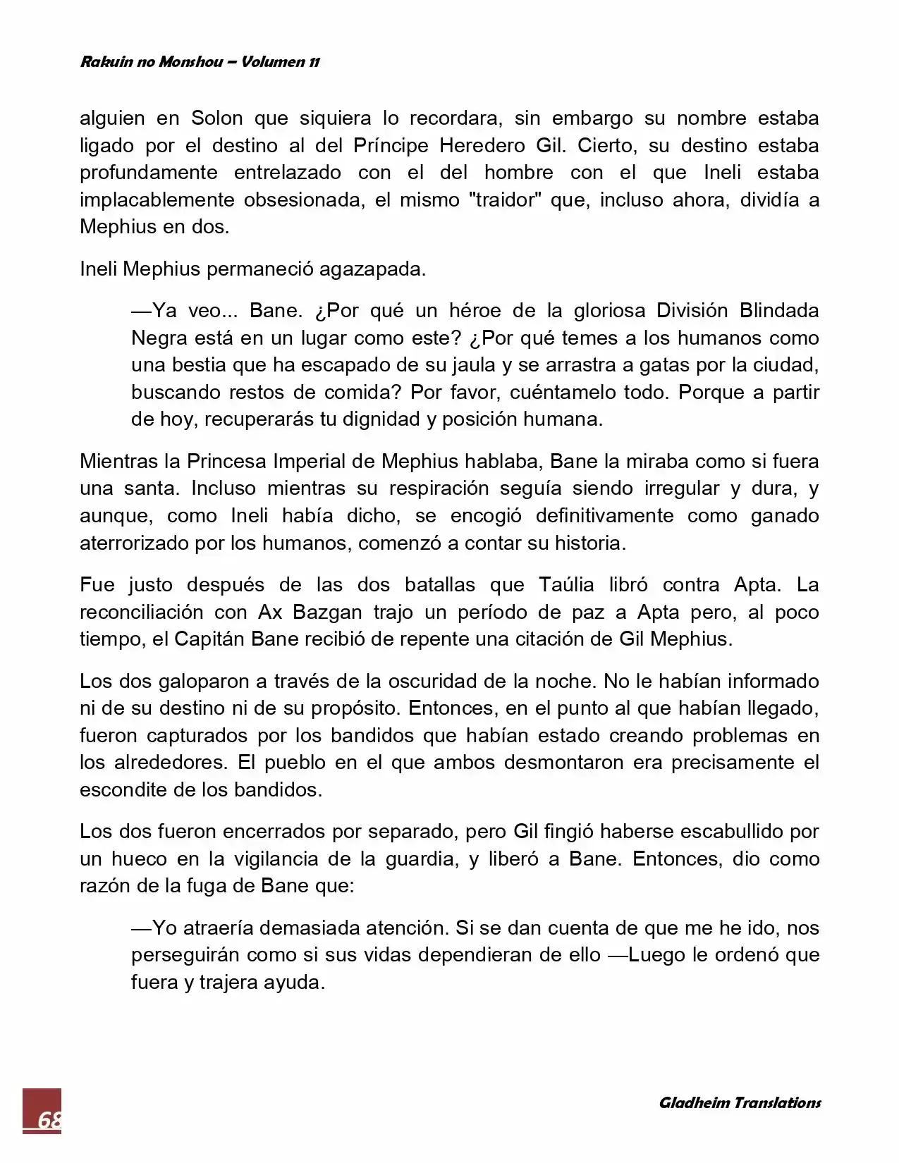 Rakuin No Monshou (Novela) - Capítulo 83 - Página 10 - LectorTMOo