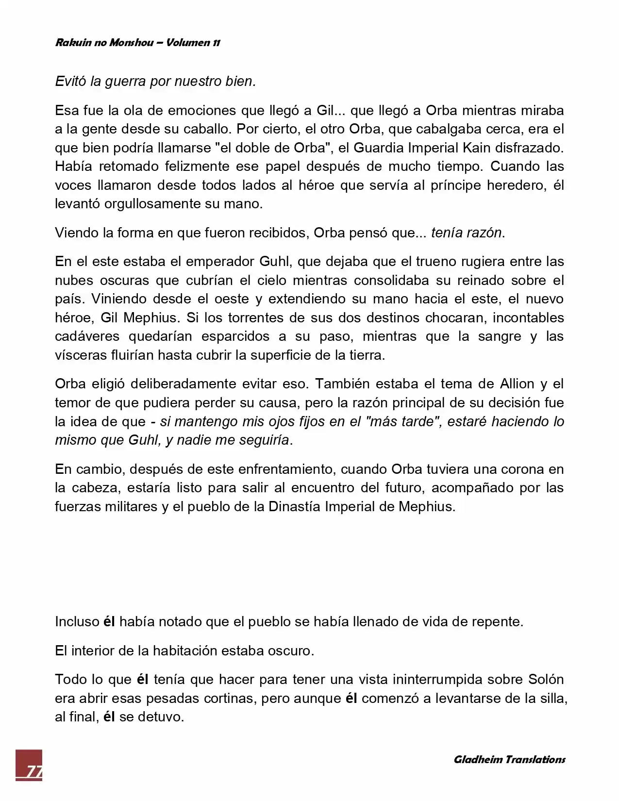 Rakuin No Monshou (Novela) - Capítulo 83 - Página 19 - LectorTMOo