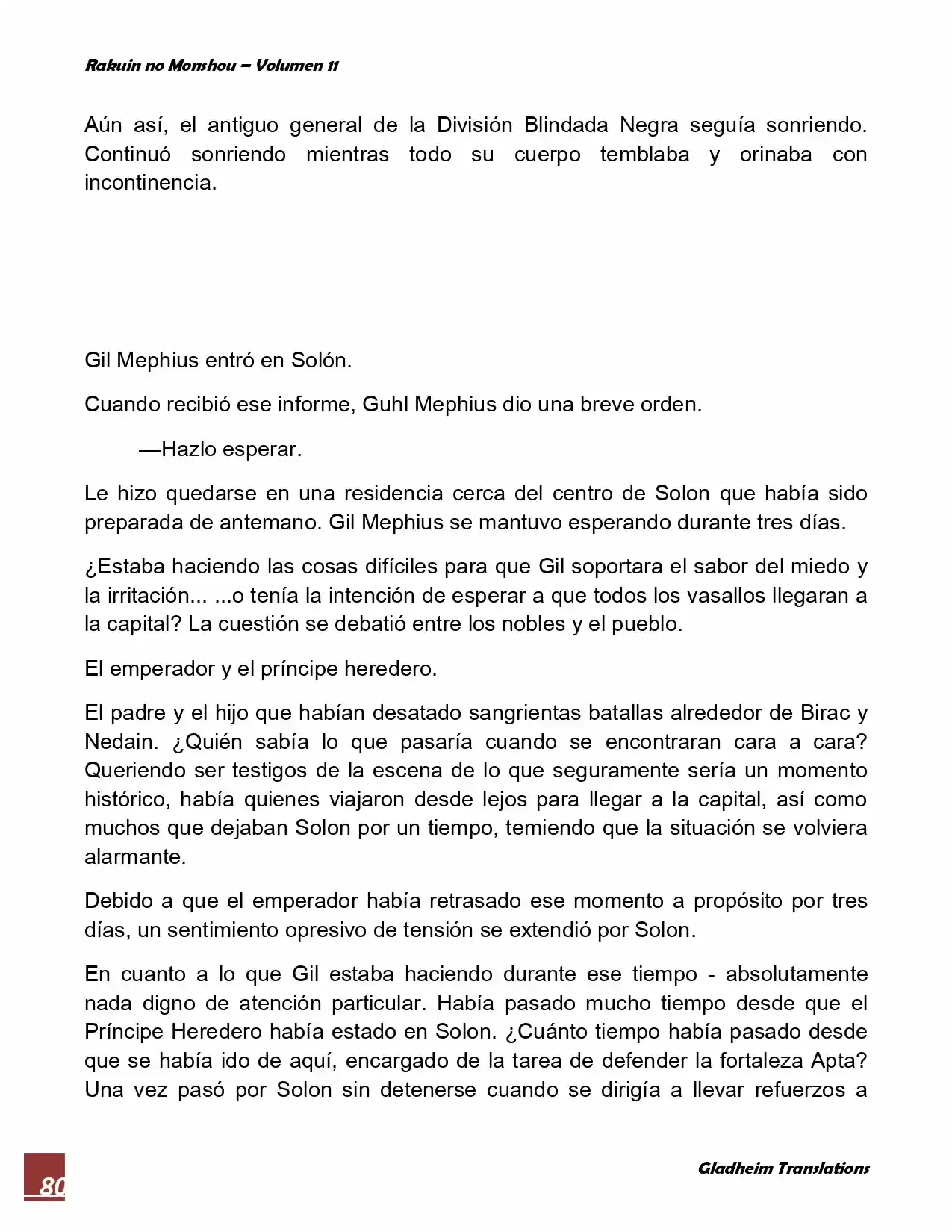 Rakuin No Monshou (Novela) - Capítulo 83 - Página 22 - LectorTMOo