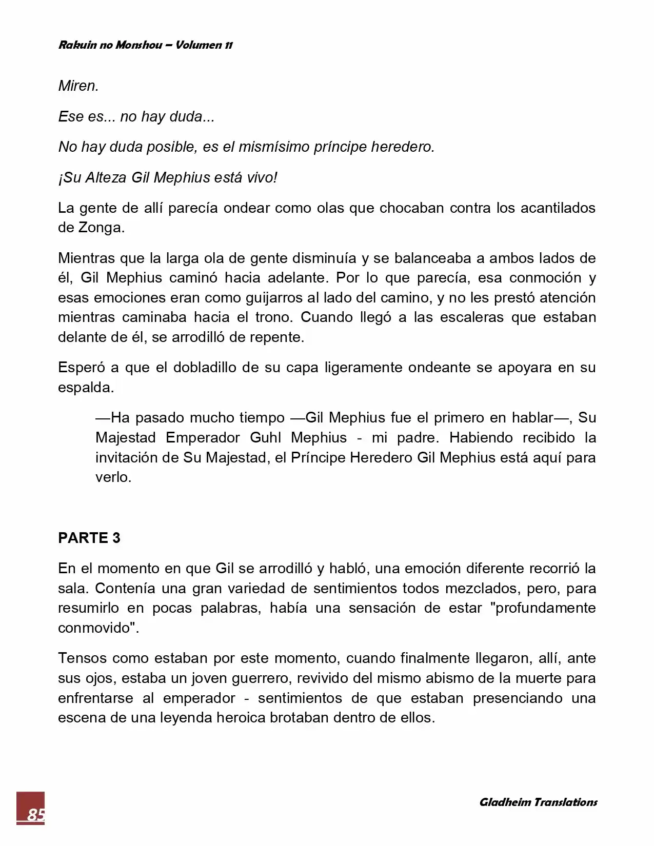 Rakuin No Monshou (Novela) - Capítulo 83 - Página 27 - LectorTMOo