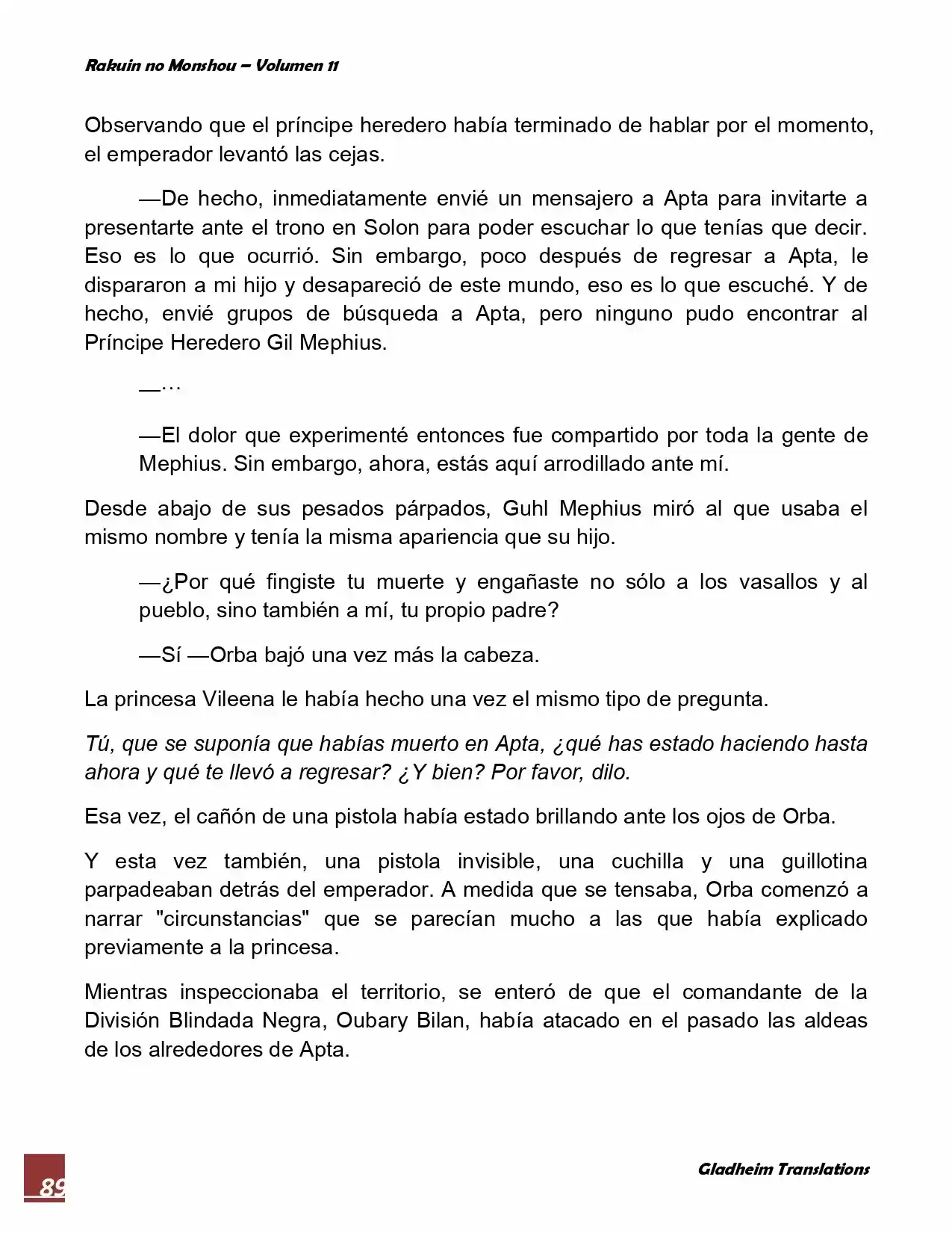 Rakuin No Monshou (Novela) - Capítulo 83 - Página 31 - LectorTMOo