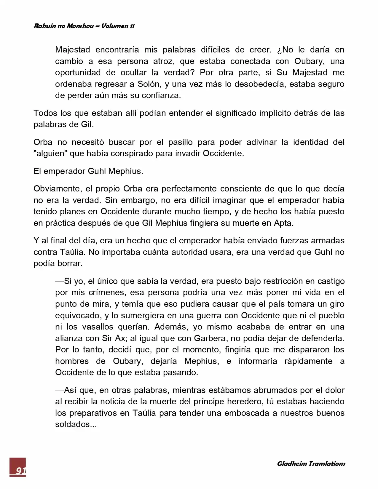 Rakuin No Monshou (Novela) - Capítulo 83 - Página 33 - LectorTMOo