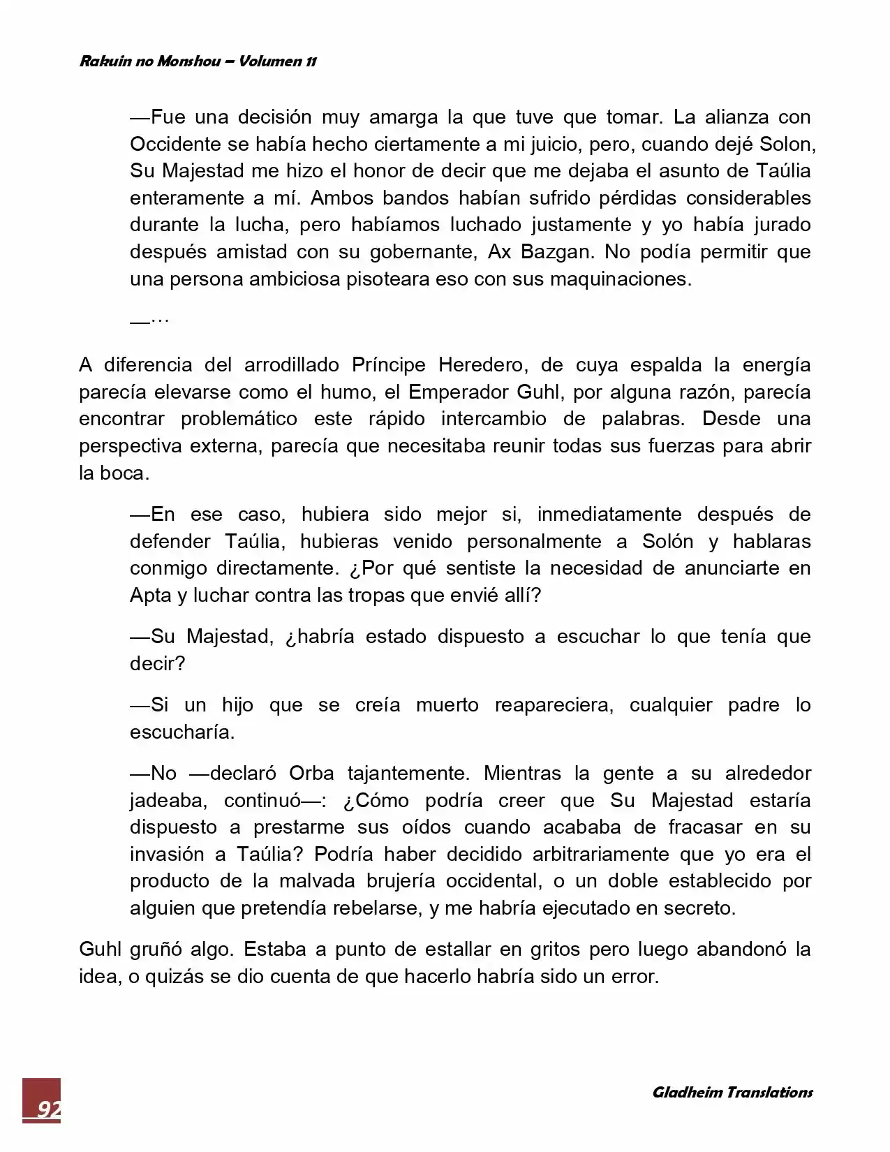Rakuin No Monshou (Novela) - Capítulo 83 - Página 34 - LectorTMOo