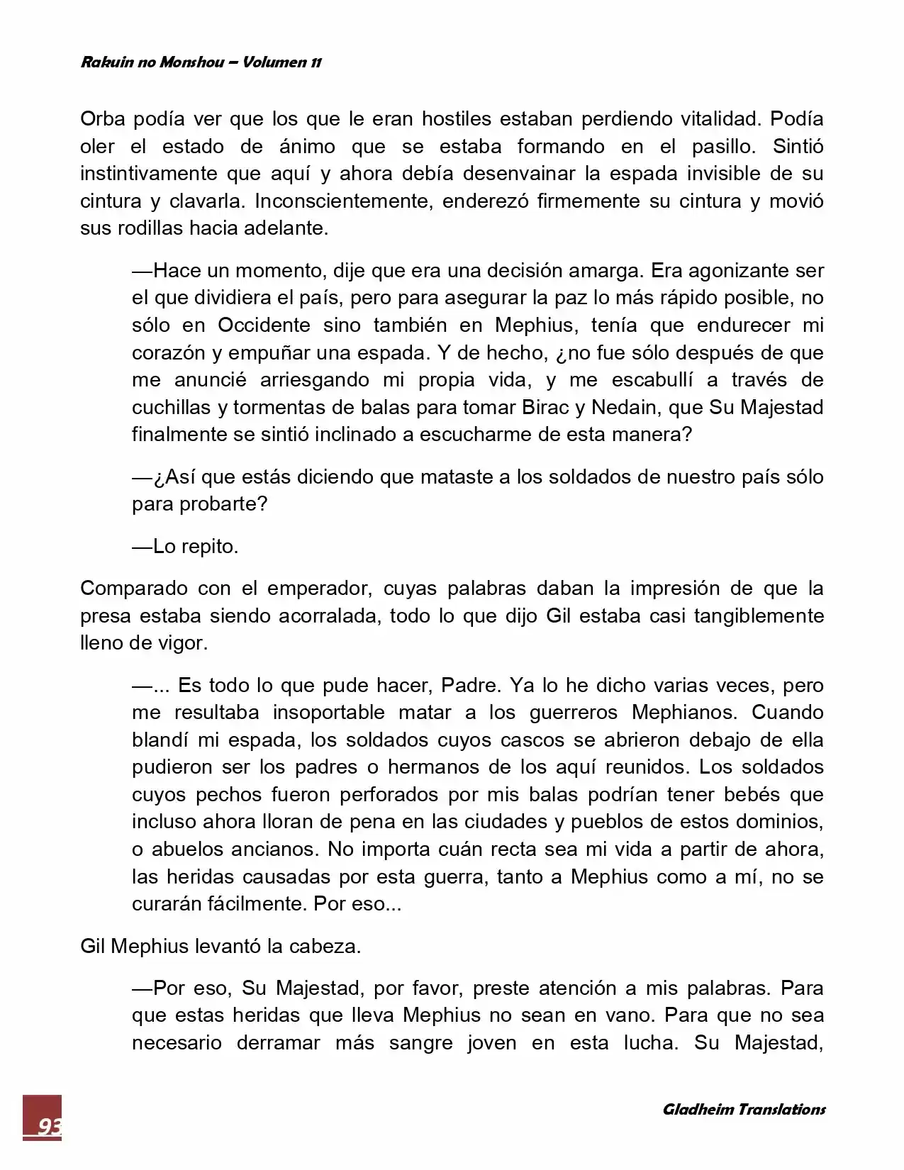 Rakuin No Monshou (Novela) - Capítulo 83 - Página 35 - LectorTMOo