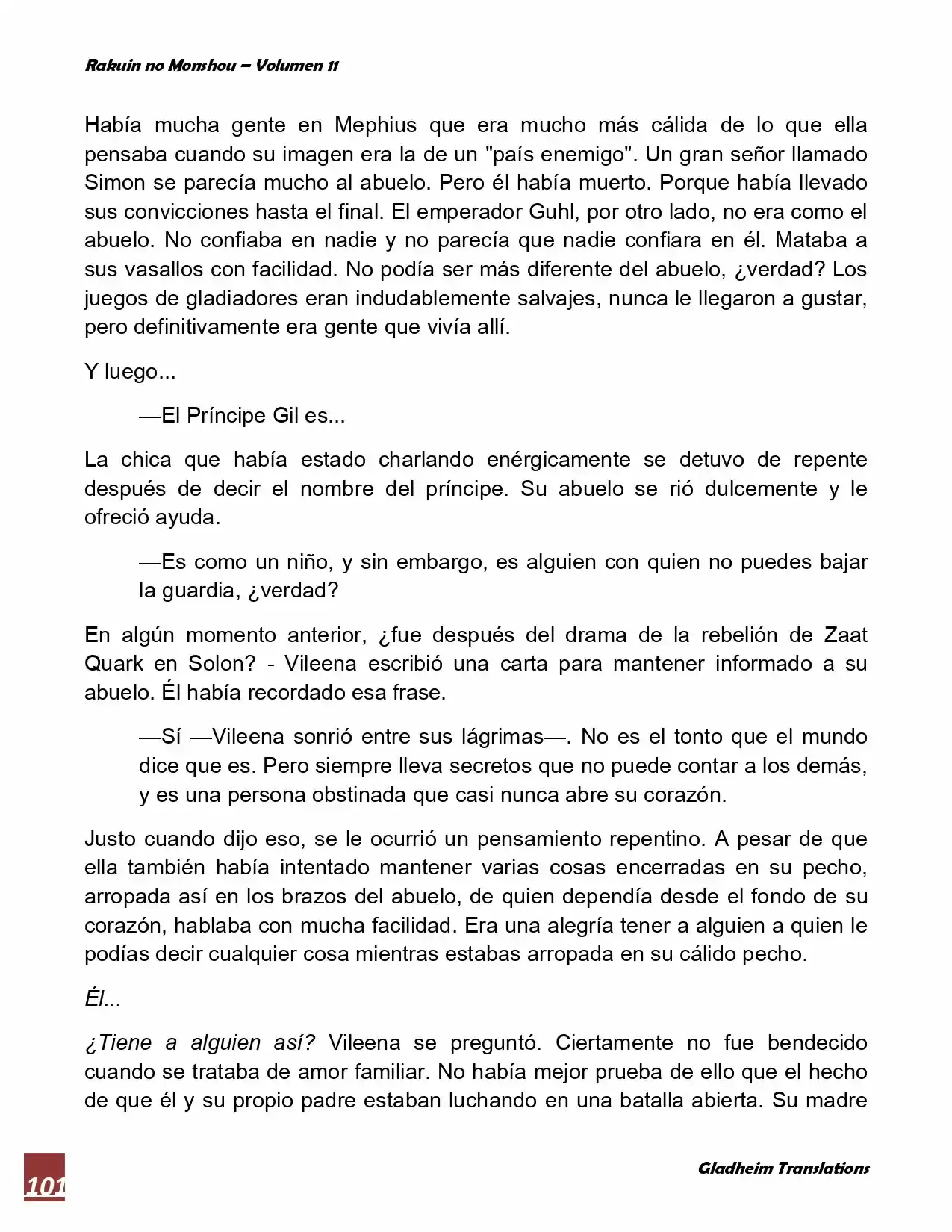 Rakuin No Monshou (Novela) - Capítulo 84 - Página 5 - LectorTMOo