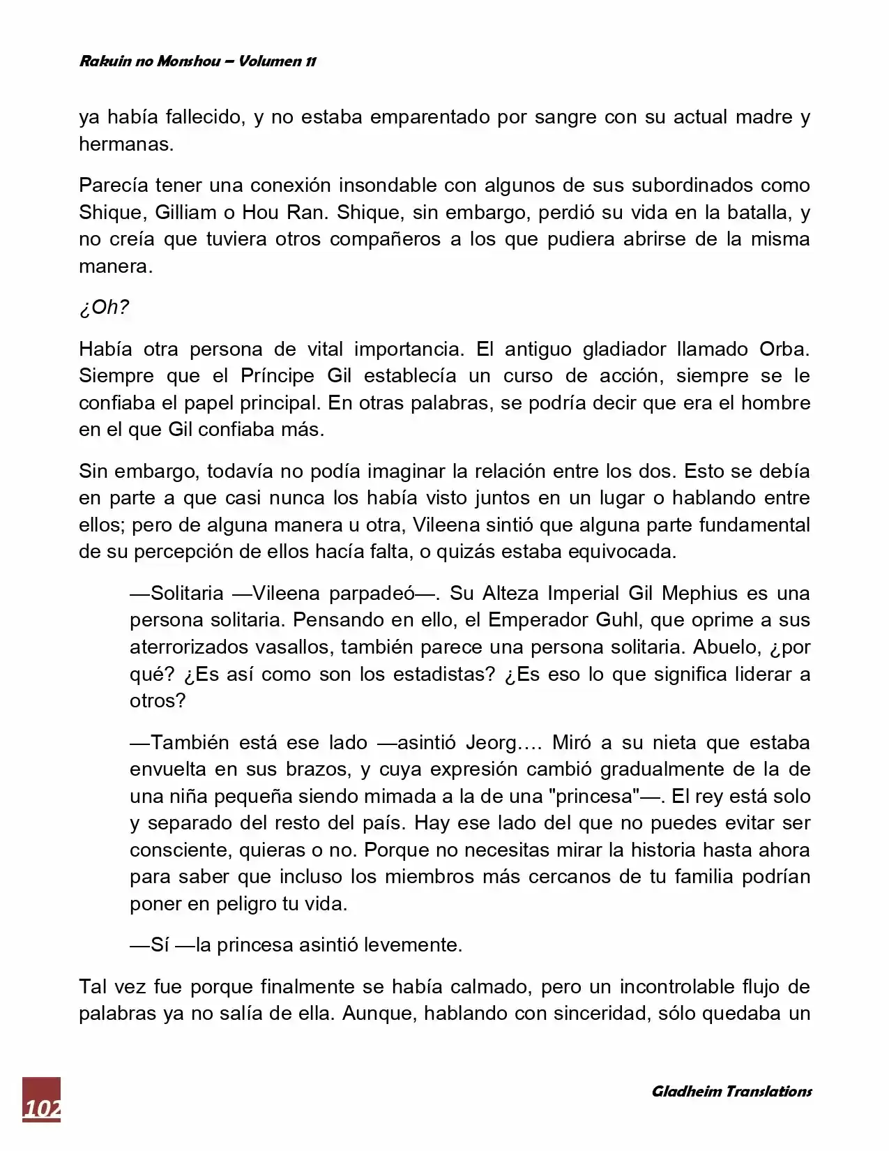 Rakuin No Monshou (Novela) - Capítulo 84 - Página 6 - LectorTMOo