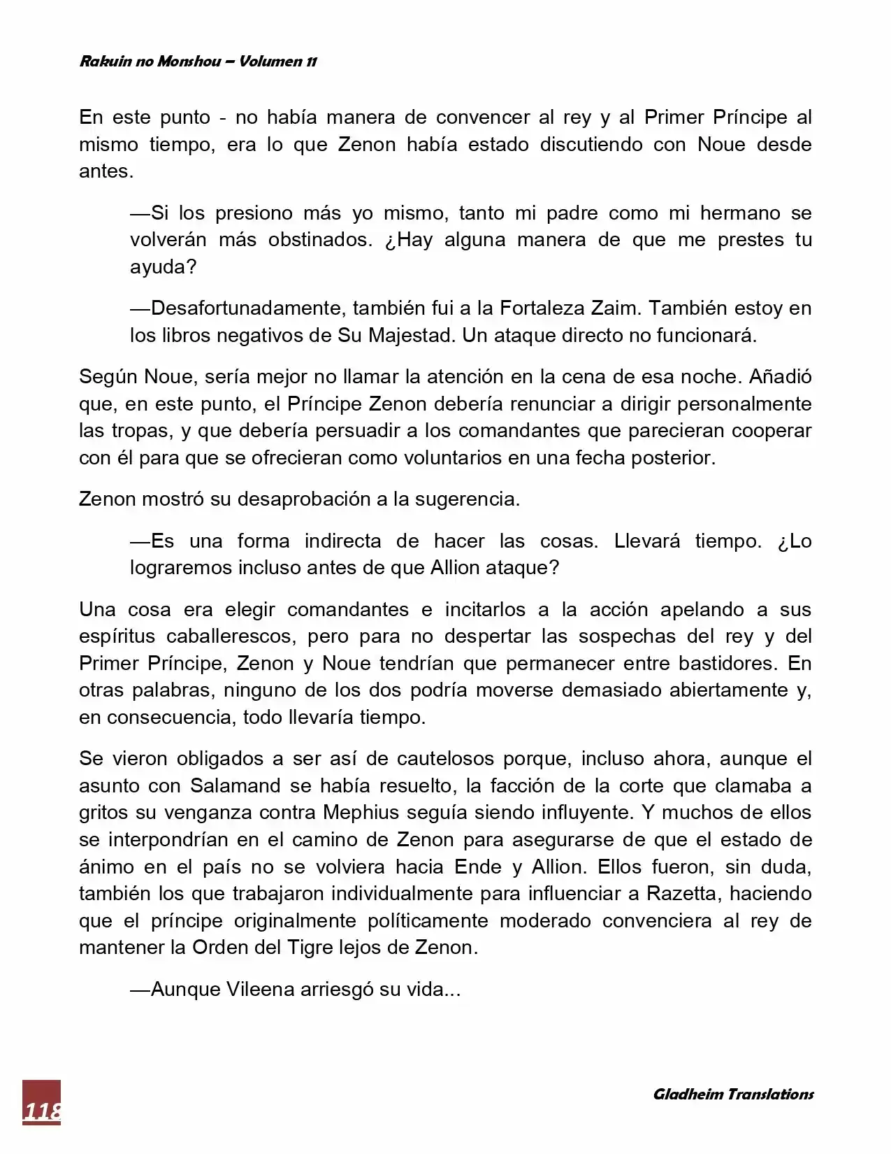 Rakuin No Monshou (Novela) - Capítulo 84 - Página 22 - LectorTMOo