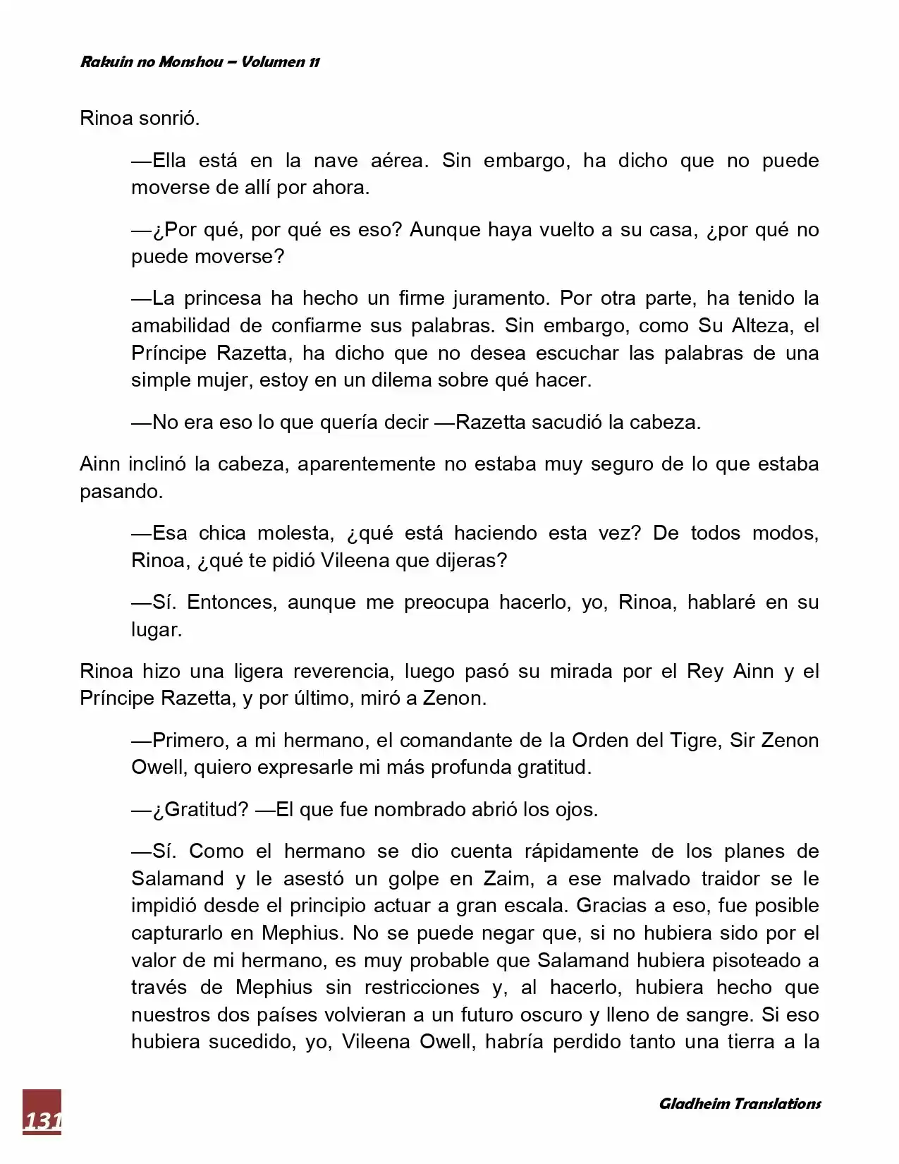 Rakuin No Monshou (Novela) - Capítulo 84 - Página 35 - LectorTMOo