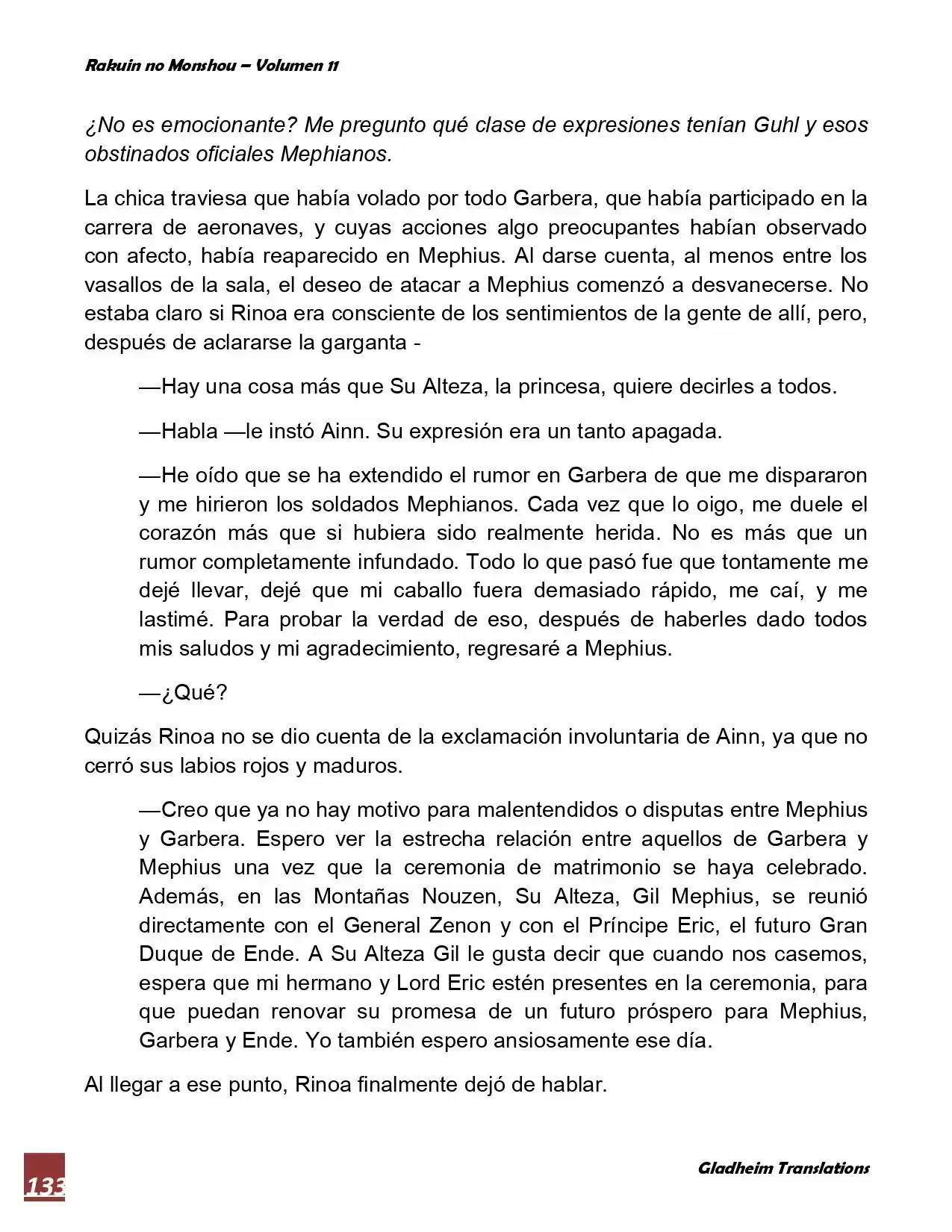 Rakuin No Monshou (Novela) - Capítulo 84 - Página 37 - LectorTMOo
