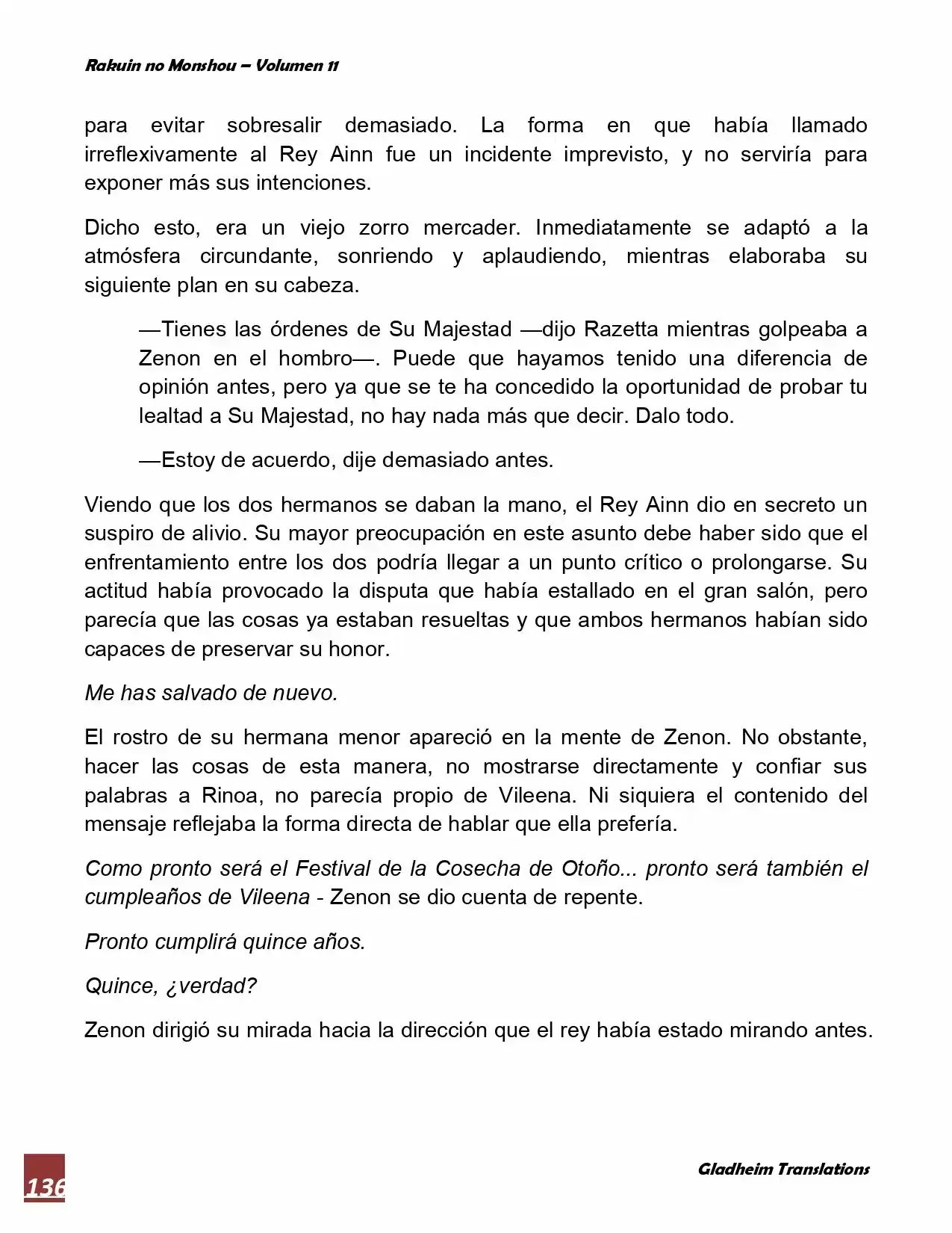 Rakuin No Monshou (Novela) - Capítulo 84 - Página 40 - LectorTMOo