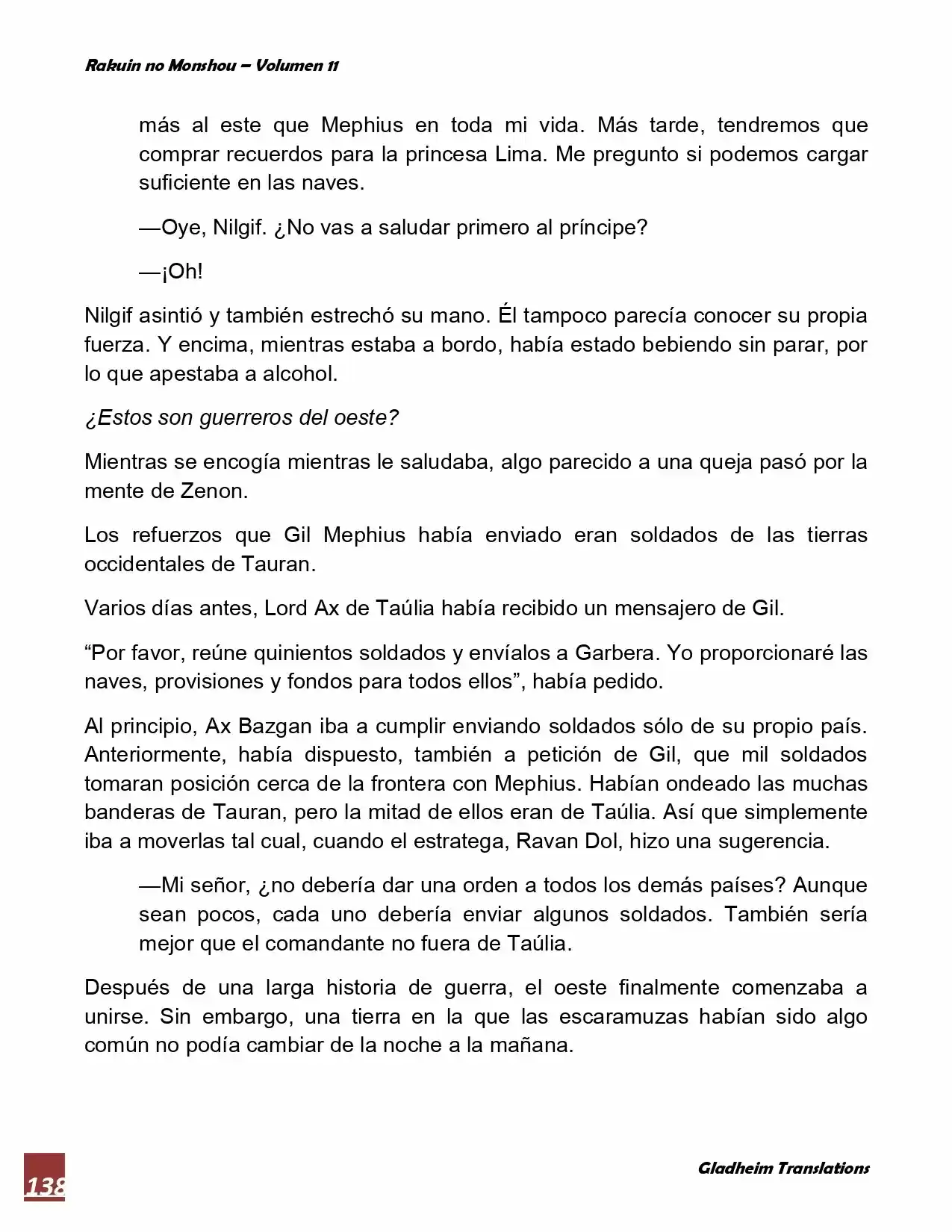 Rakuin No Monshou (Novela) - Capítulo 85 - Página 2 - LectorTMOo