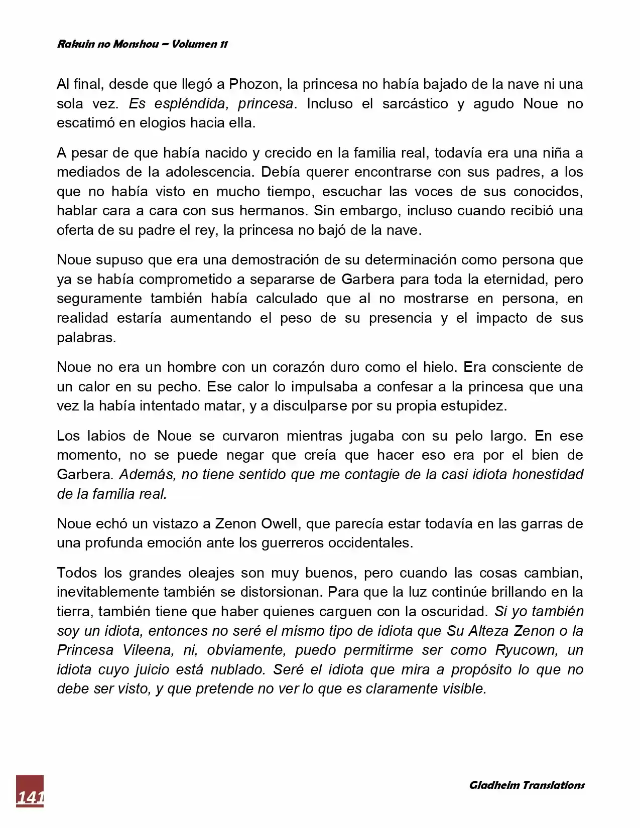 Rakuin No Monshou (Novela) - Capítulo 85 - Página 5 - LectorTMOo
