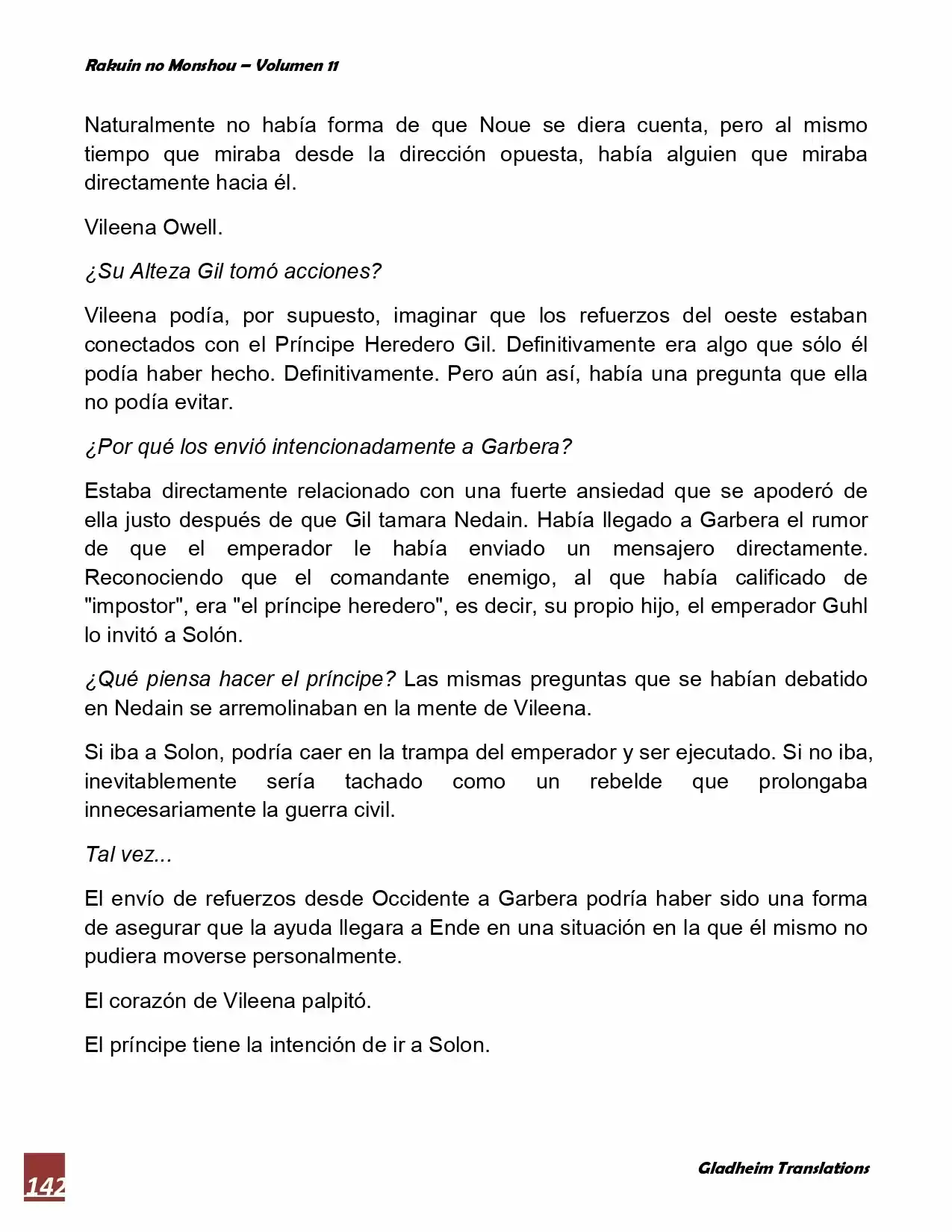 Rakuin No Monshou (Novela) - Capítulo 85 - Página 6 - LectorTMOo