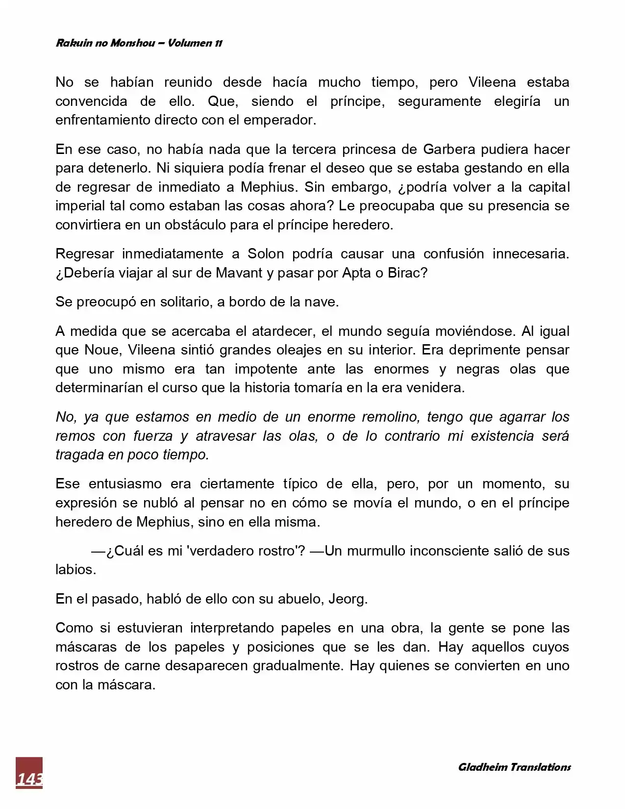 Rakuin No Monshou (Novela) - Capítulo 85 - Página 7 - LectorTMOo