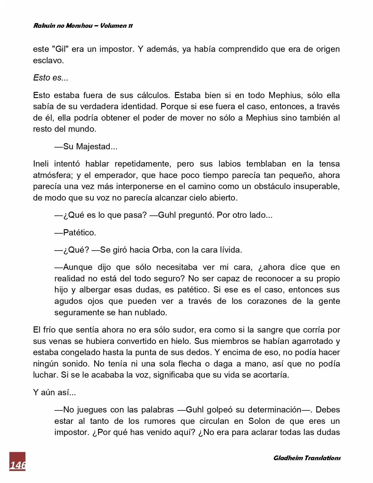 Rakuin No Monshou (Novela) - Capítulo 85 - Página 10 - LectorTMOo