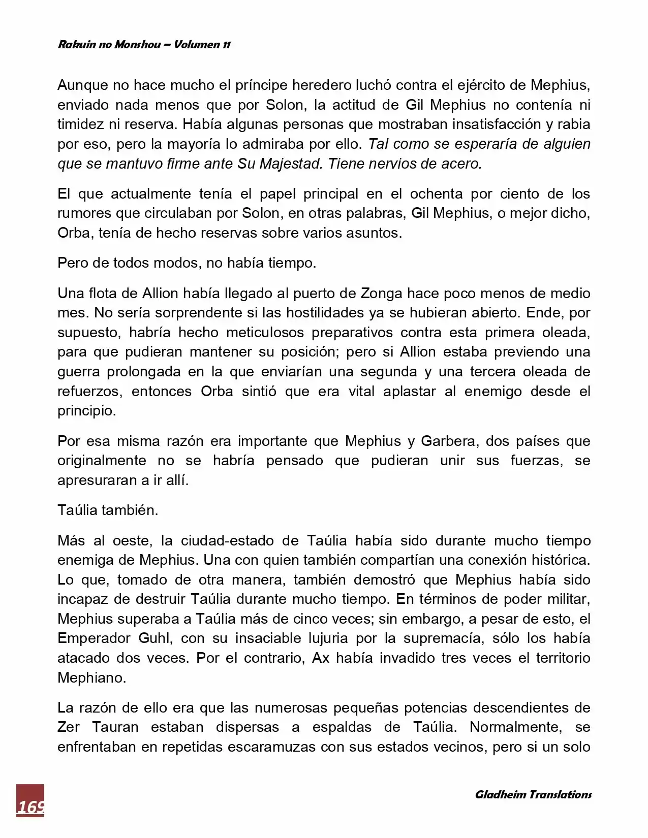 Rakuin No Monshou (Novela) - Capítulo 86 - Página 3 - LectorTMOo
