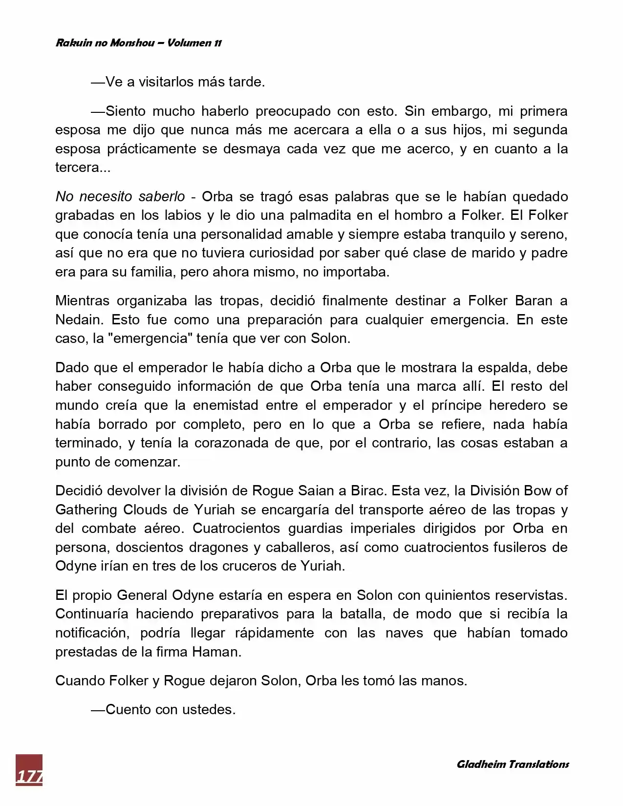 Rakuin No Monshou (Novela) - Capítulo 86 - Página 11 - LectorTMOo
