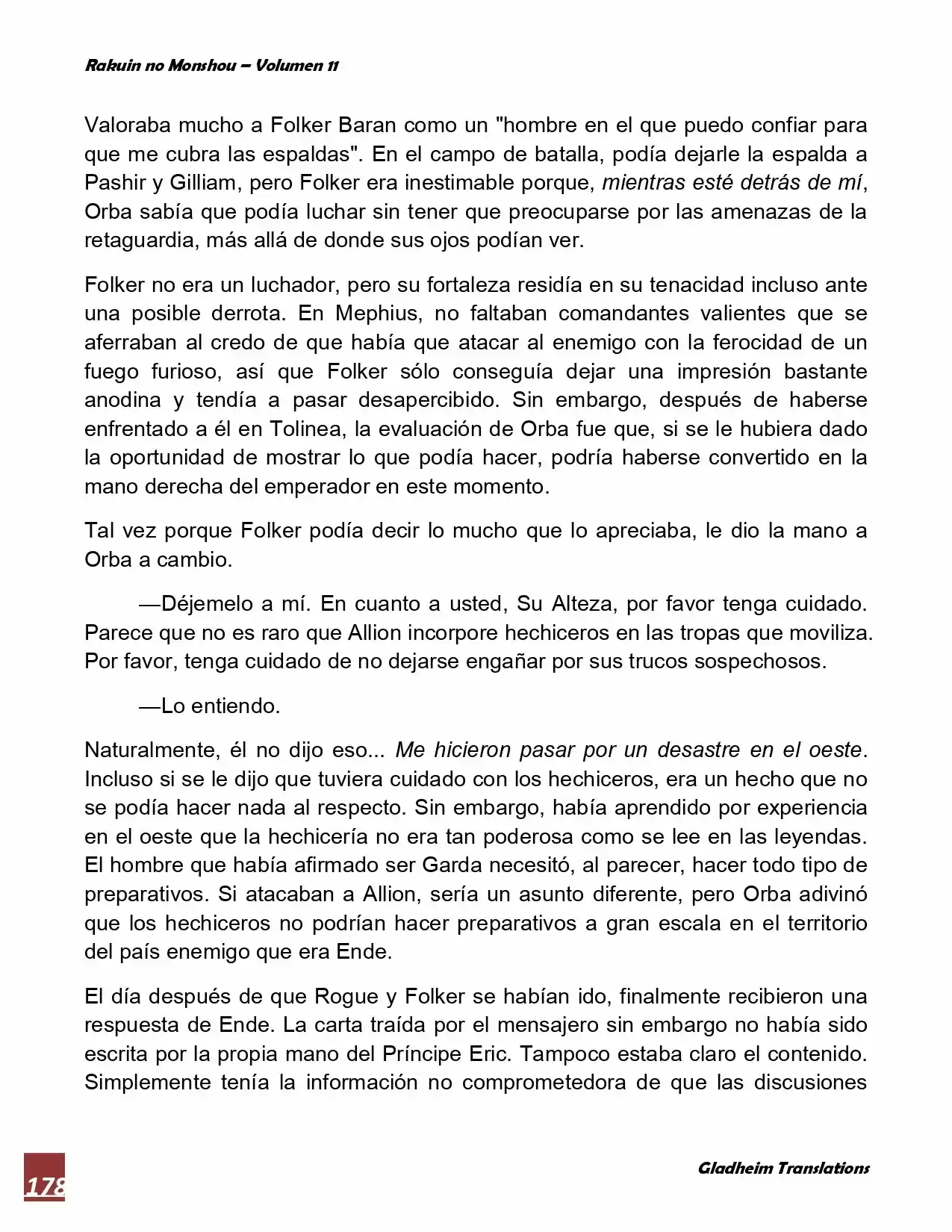 Rakuin No Monshou (Novela) - Capítulo 86 - Página 12 - LectorTMOo