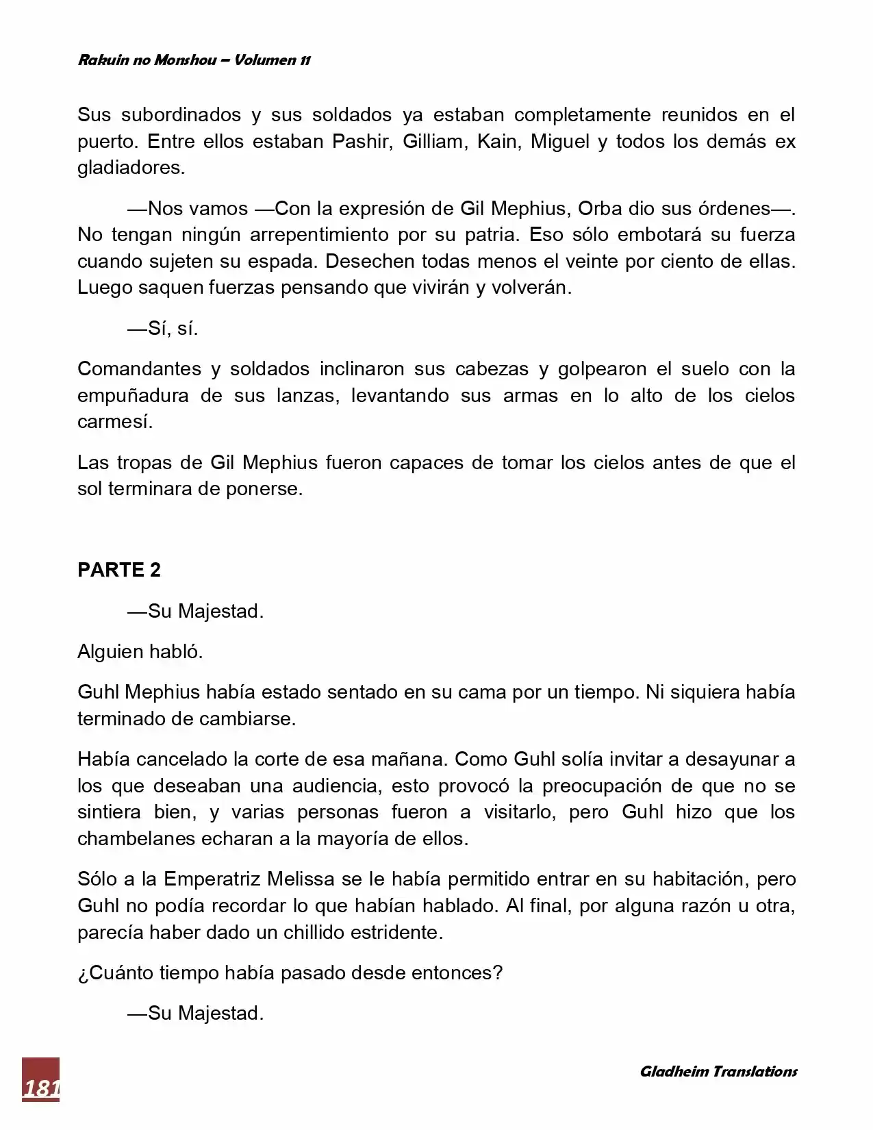 Rakuin No Monshou (Novela) - Capítulo 86 - Página 15 - LectorTMOo