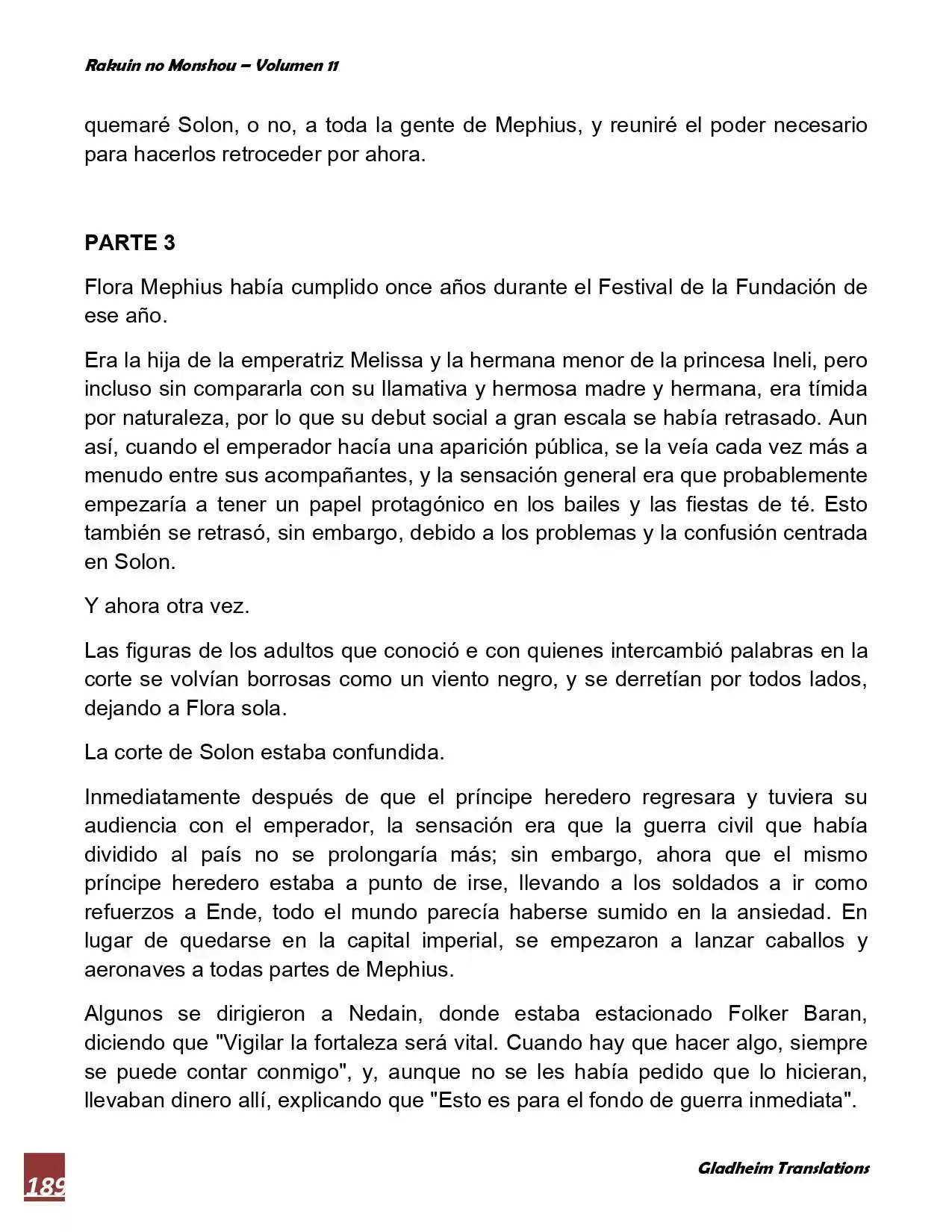 Rakuin No Monshou (Novela) - Capítulo 86 - Página 23 - LectorTMOo