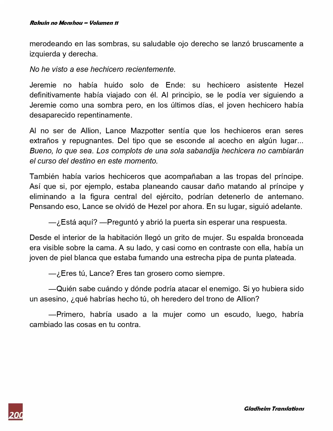 Rakuin No Monshou (Novela) - Capítulo 87 - Página 4 - LectorTMOo