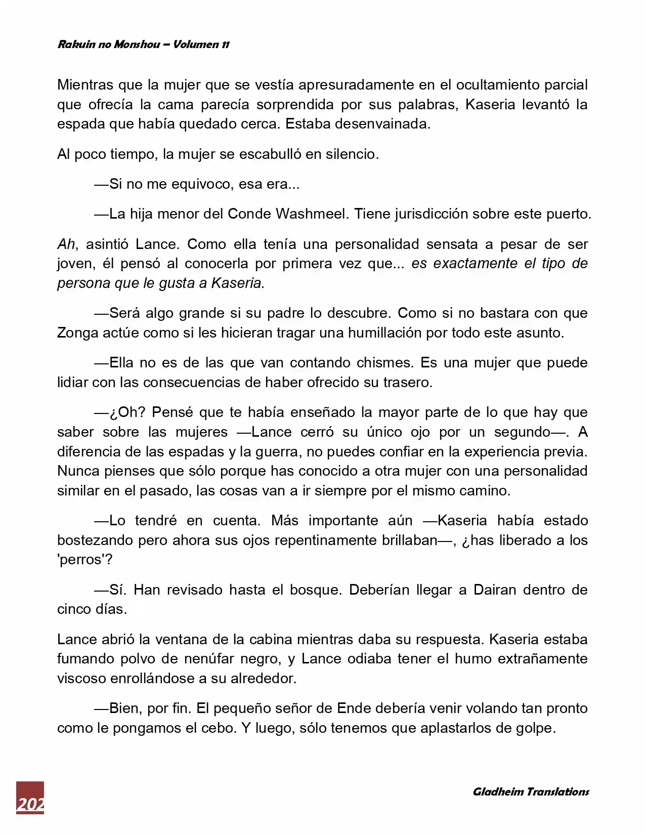 Rakuin No Monshou (Novela) - Capítulo 87 - Página 6 - LectorTMOo