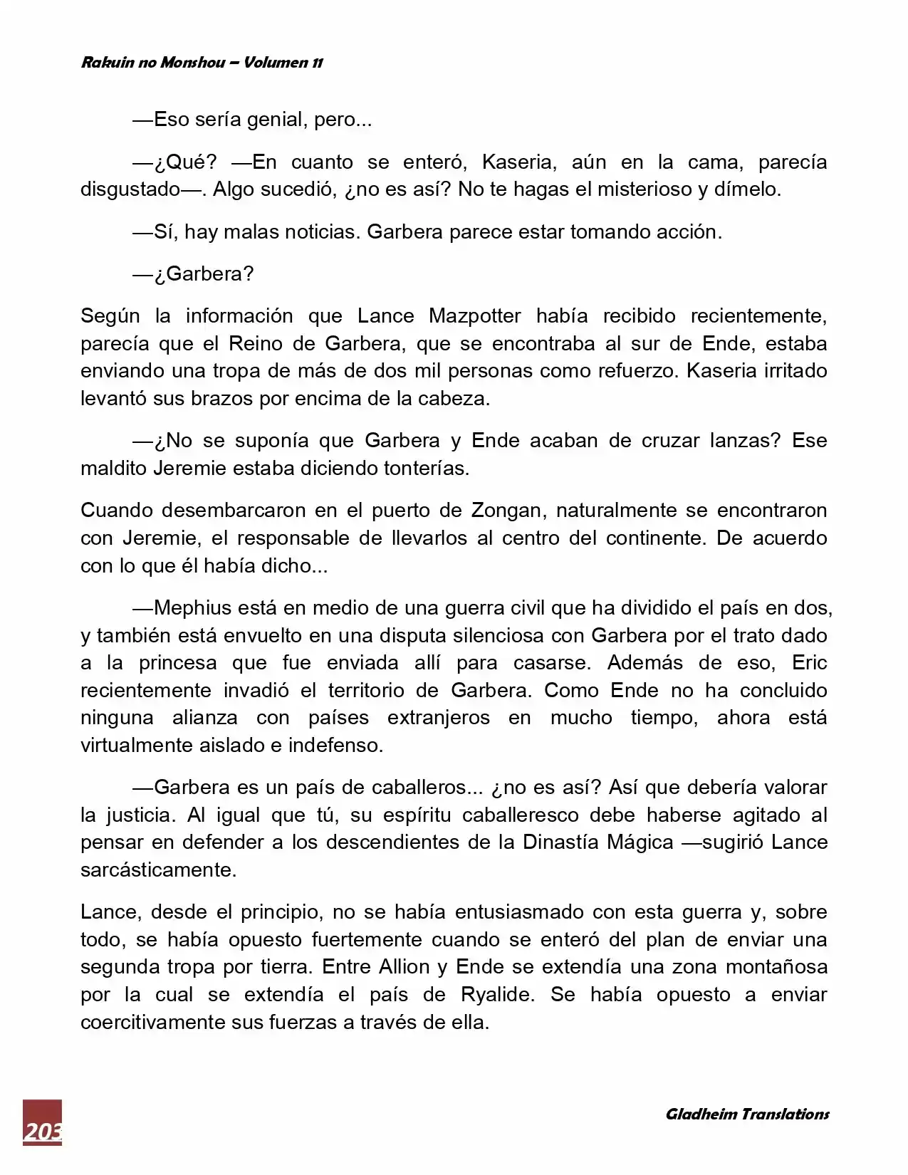 Rakuin No Monshou (Novela) - Capítulo 87 - Página 7 - LectorTMOo