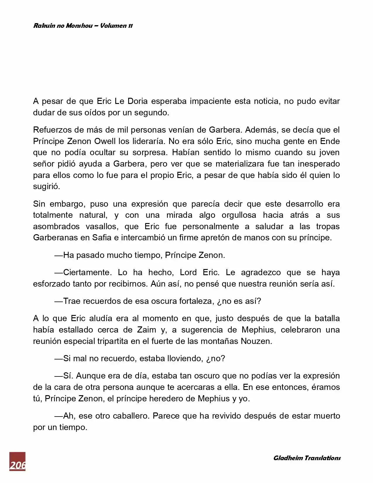 Rakuin No Monshou (Novela) - Capítulo 87 - Página 10 - LectorTMOo