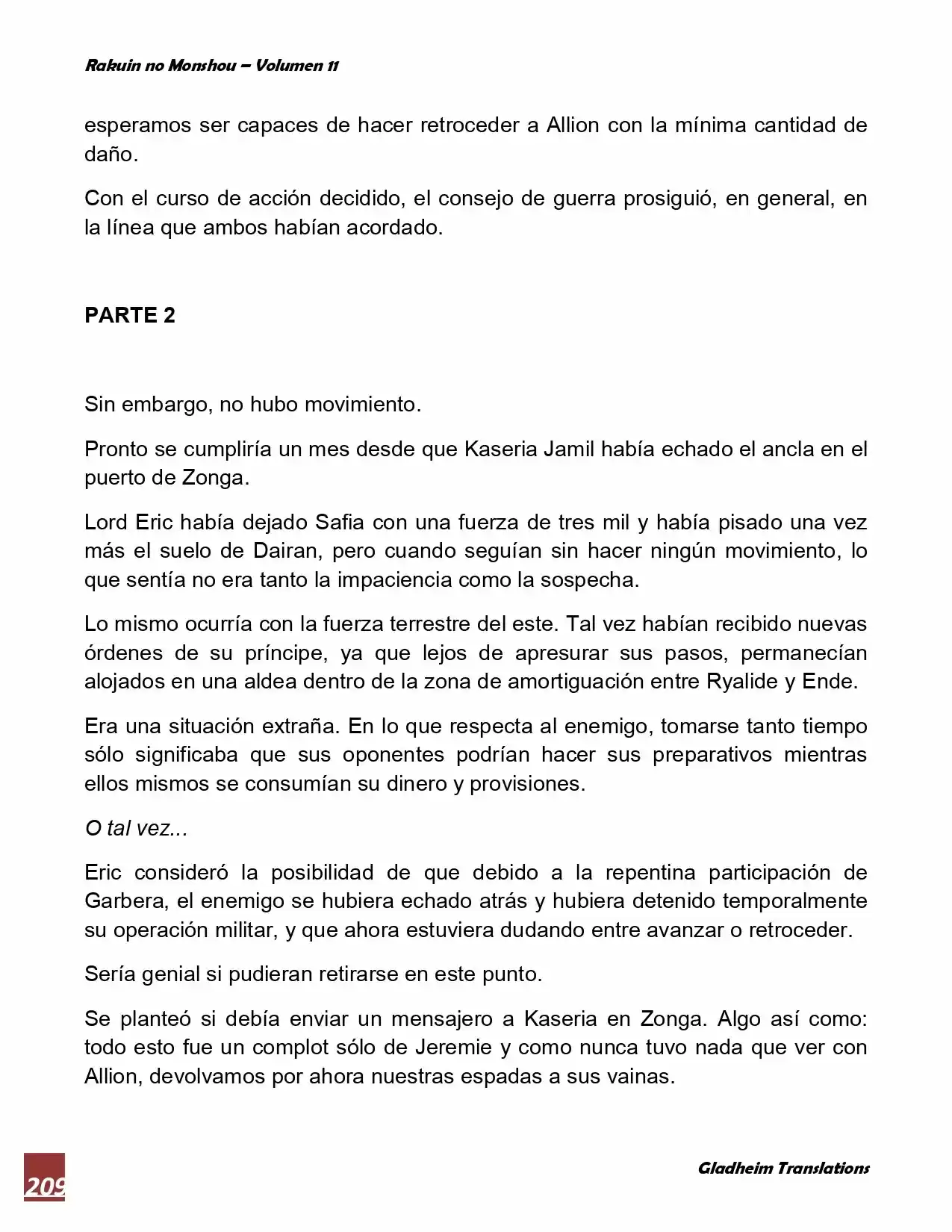 Rakuin No Monshou (Novela) - Capítulo 87 - Página 13 - LectorTMOo