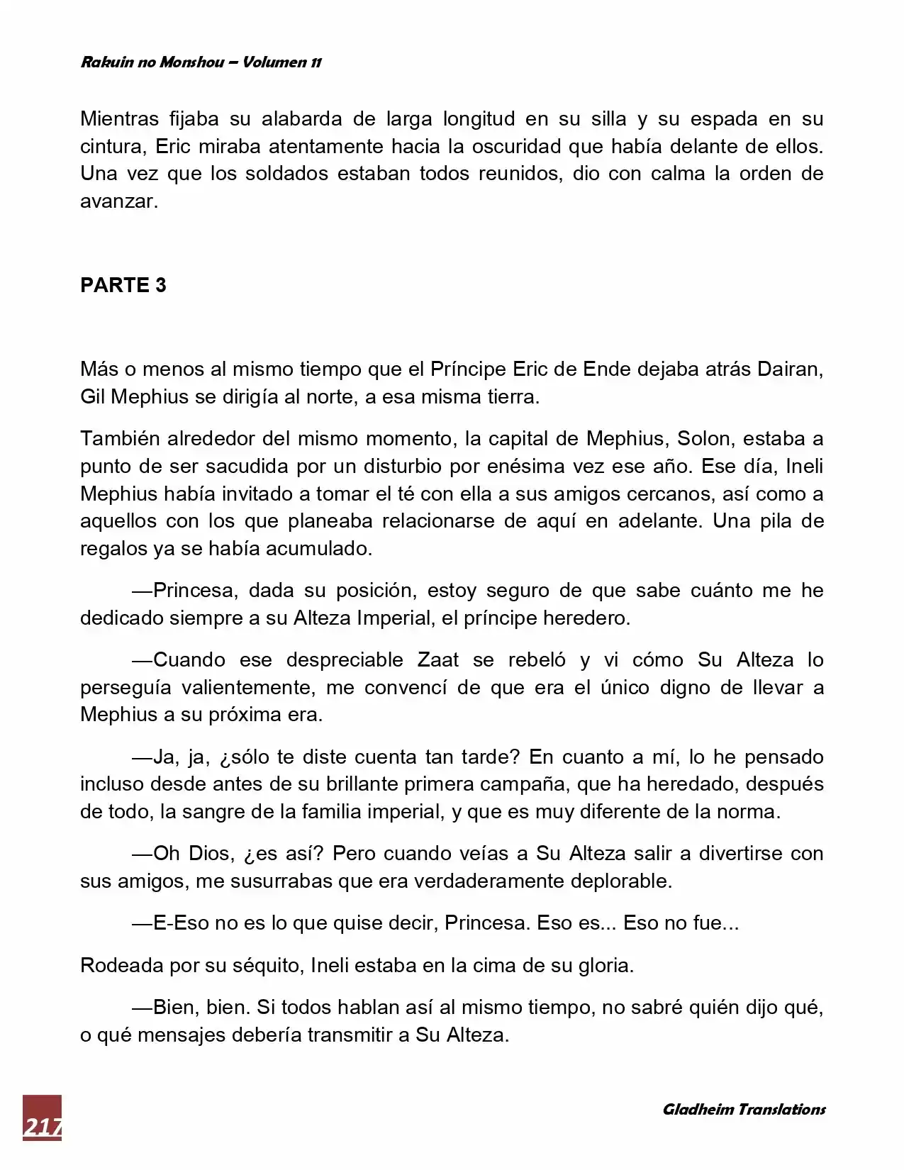 Rakuin No Monshou (Novela) - Capítulo 87 - Página 21 - LectorTMOo