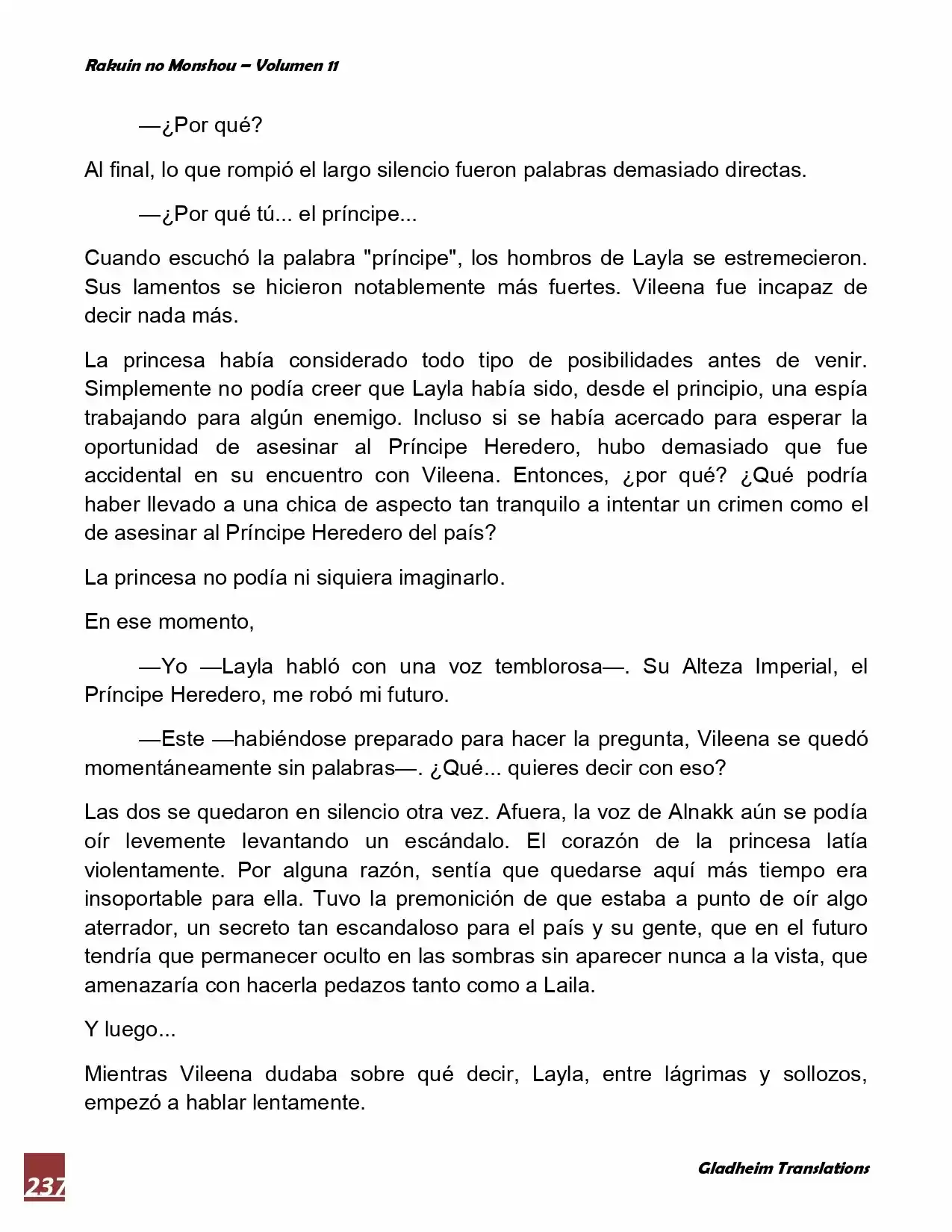 Rakuin No Monshou (Novela) - Capítulo 87 - Página 41 - LectorTMOo