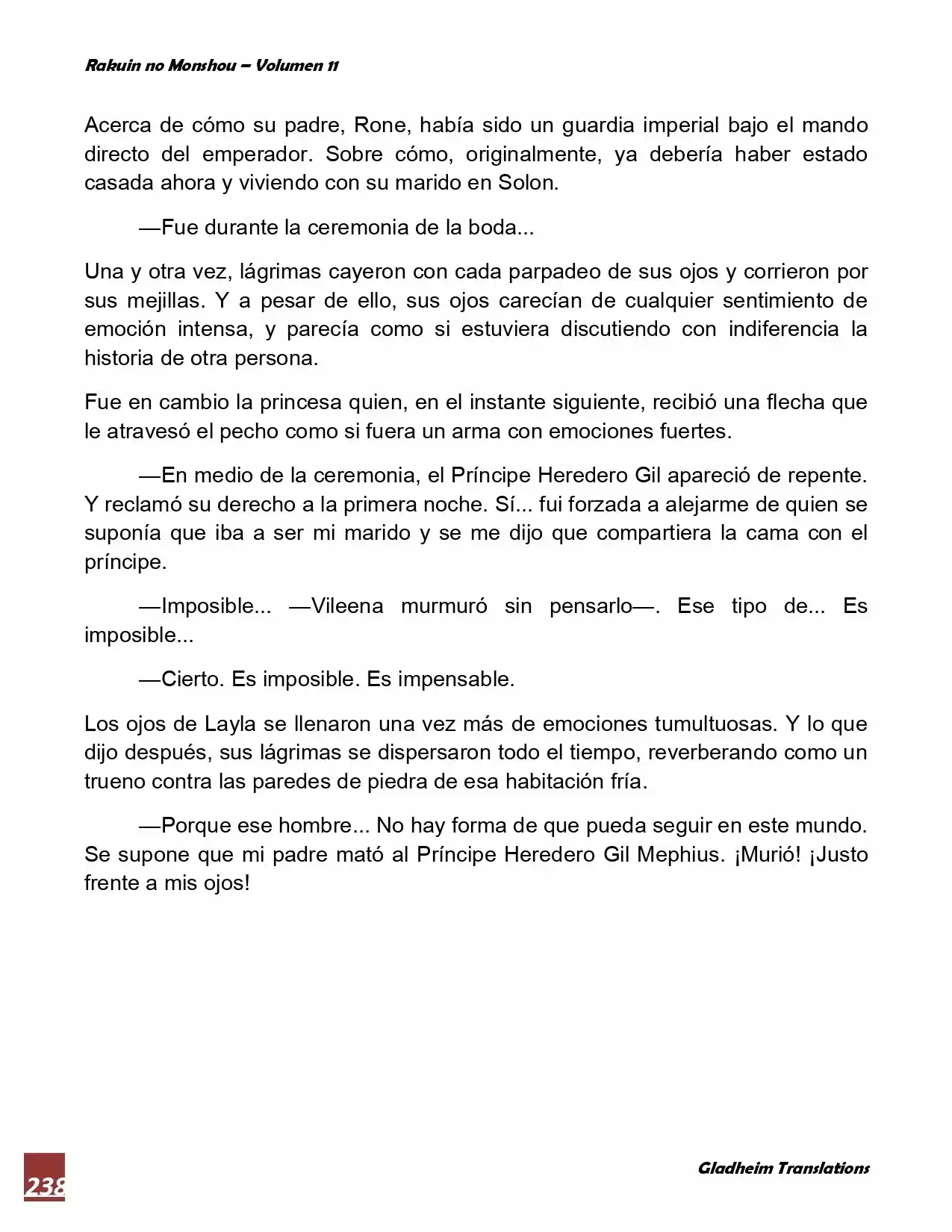 Rakuin No Monshou (Novela) - Capítulo 87 - Página 42 - LectorTMOo