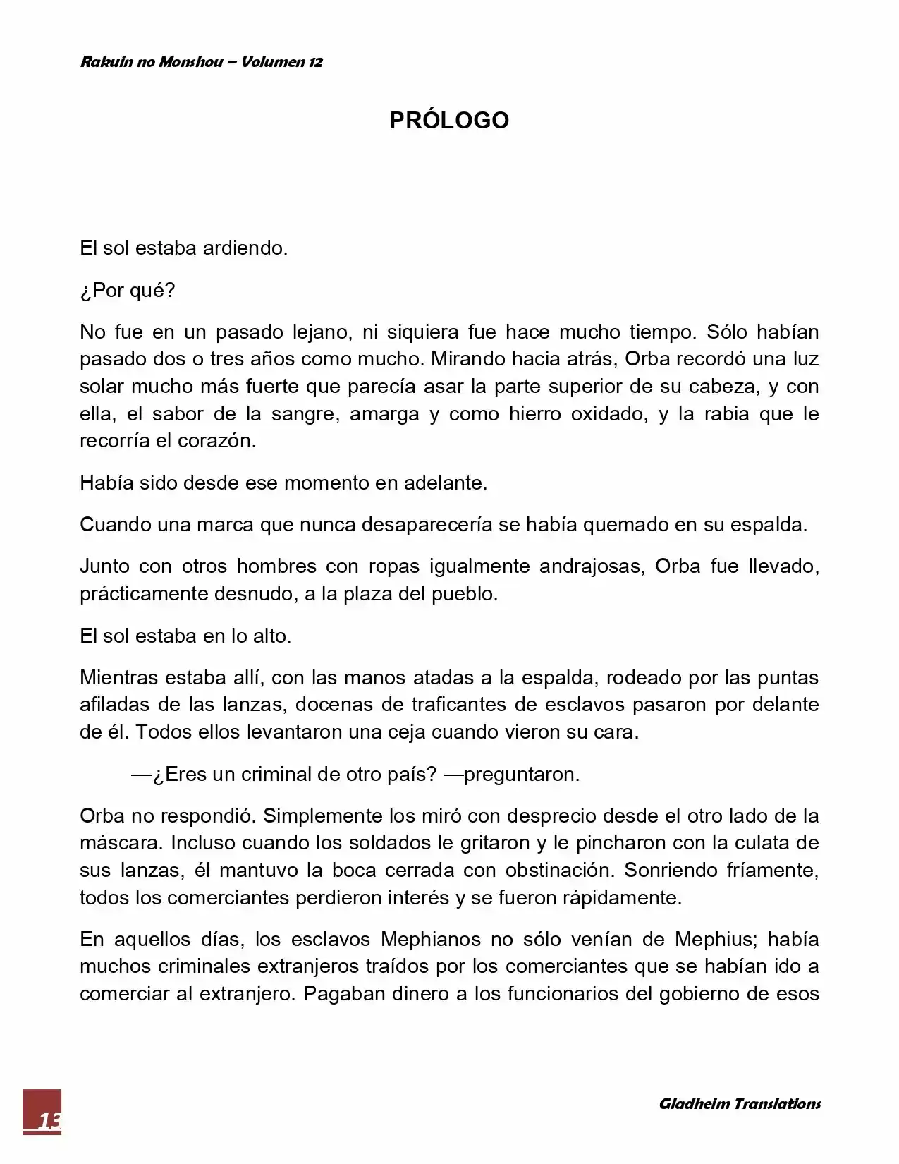 Rakuin No Monshou (Novela) - Capítulo 88 - Página 13 - LectorTMOo