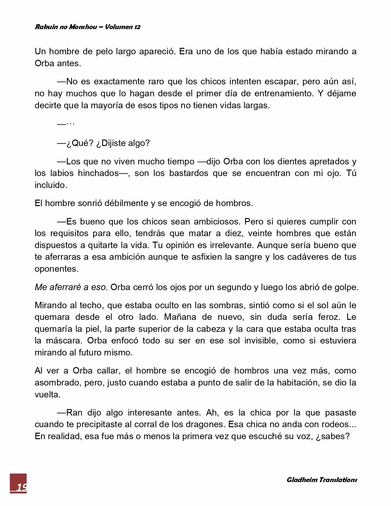 Rakuin No Monshou (Novela) - Capítulo 88 - Página 19 - LectorTMOo