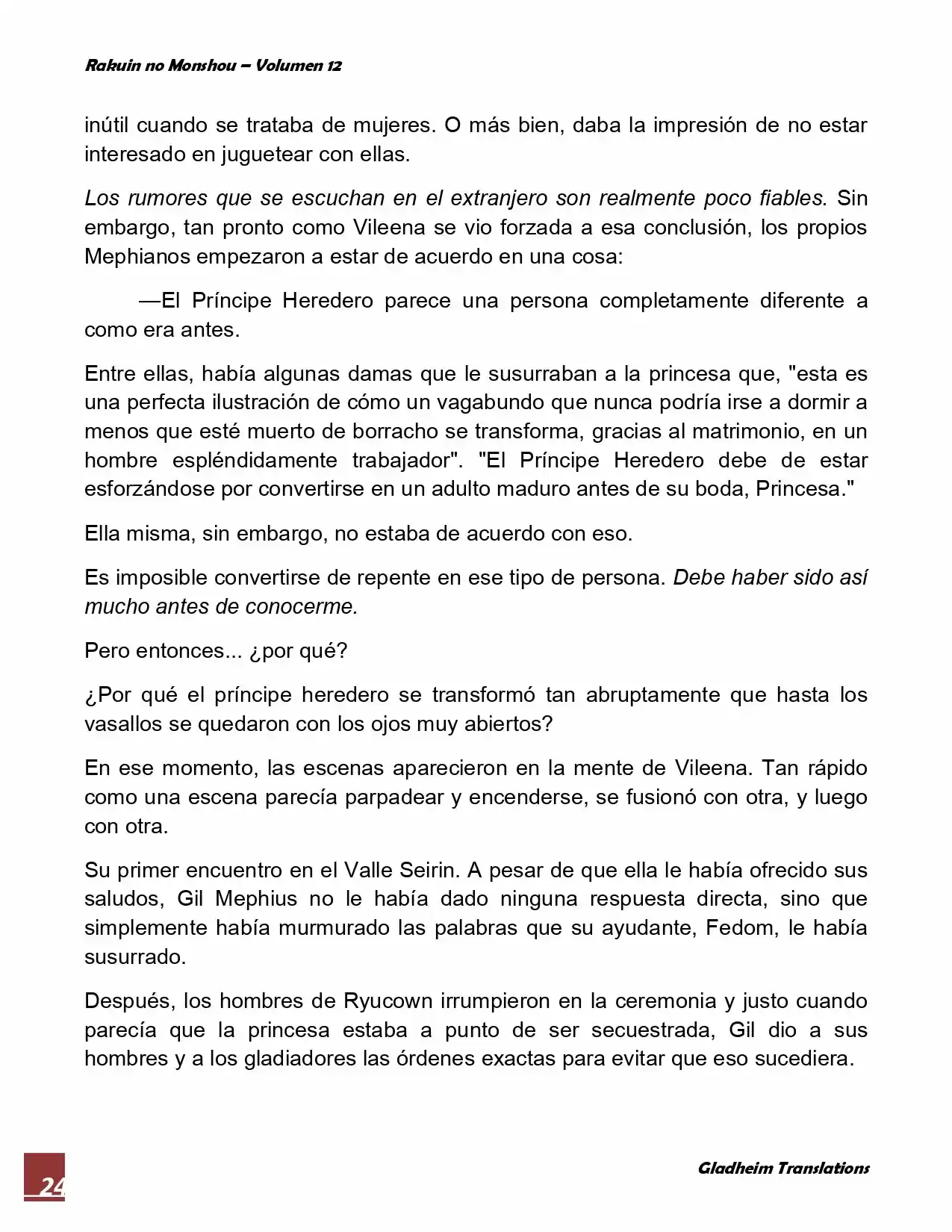 Rakuin No Monshou (Novela) - Capítulo 89 - Página 4 - LectorTMOo