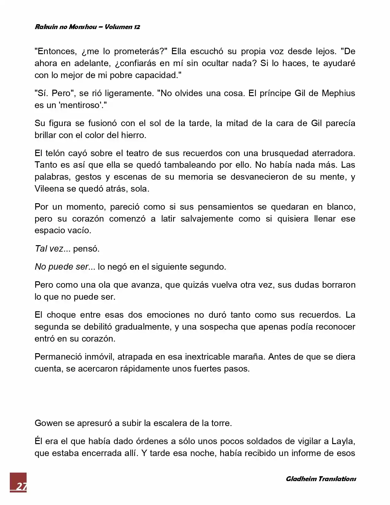 Rakuin No Monshou (Novela) - Capítulo 89 - Página 7 - LectorTMOo