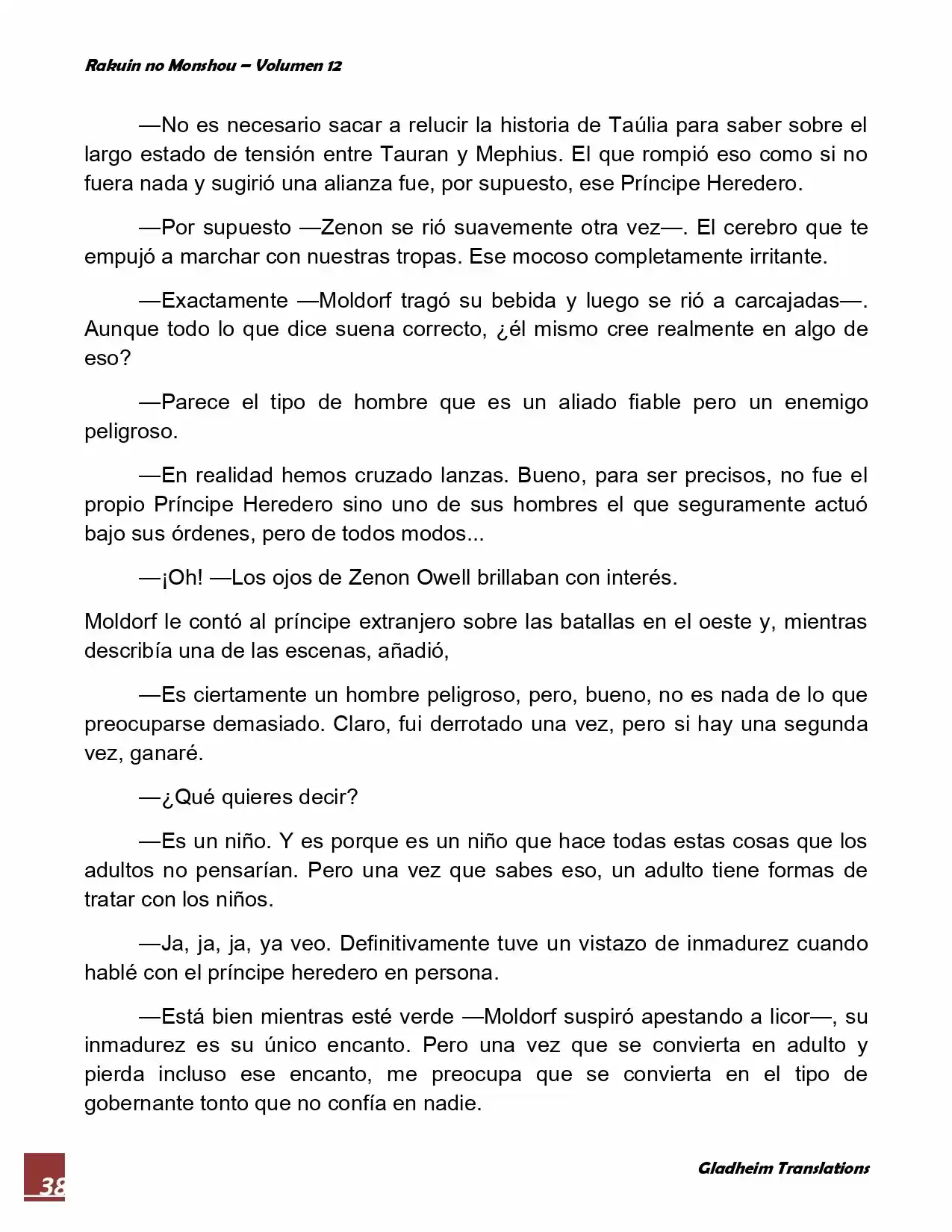 Rakuin No Monshou (Novela) - Capítulo 89 - Página 18 - LectorTMOo