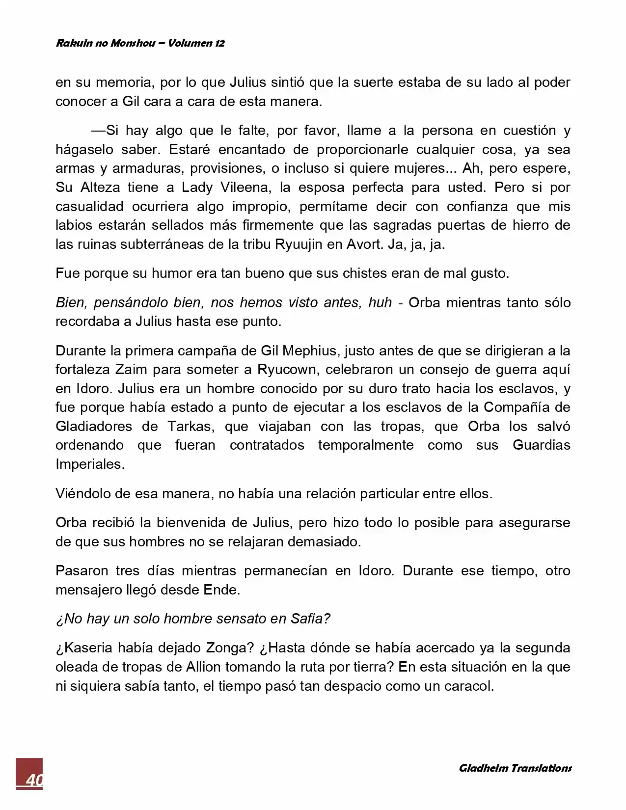 Rakuin No Monshou (Novela) - Capítulo 89 - Página 20 - LectorTMOo